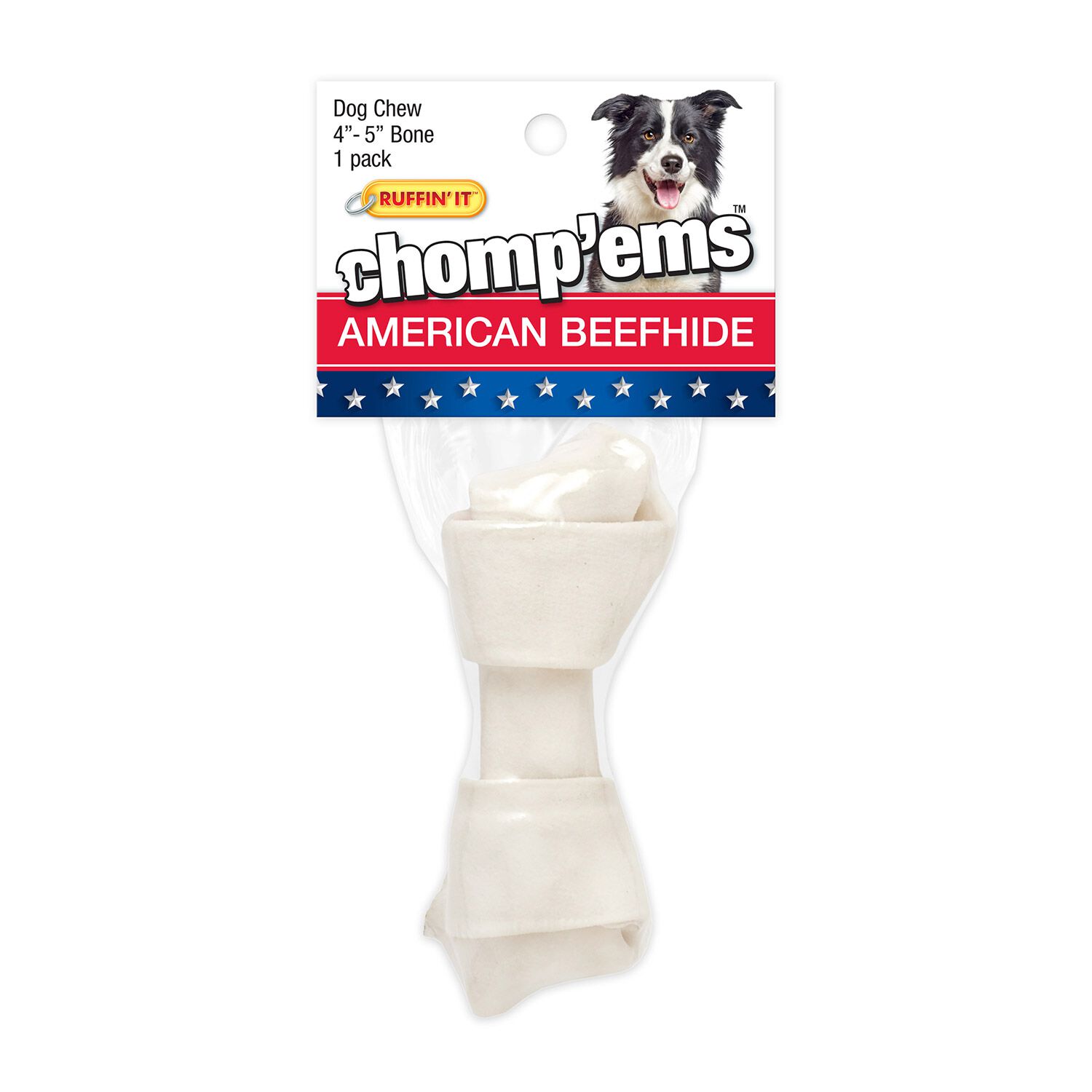Chomp'ems American Beefhide Bone Dog Treat