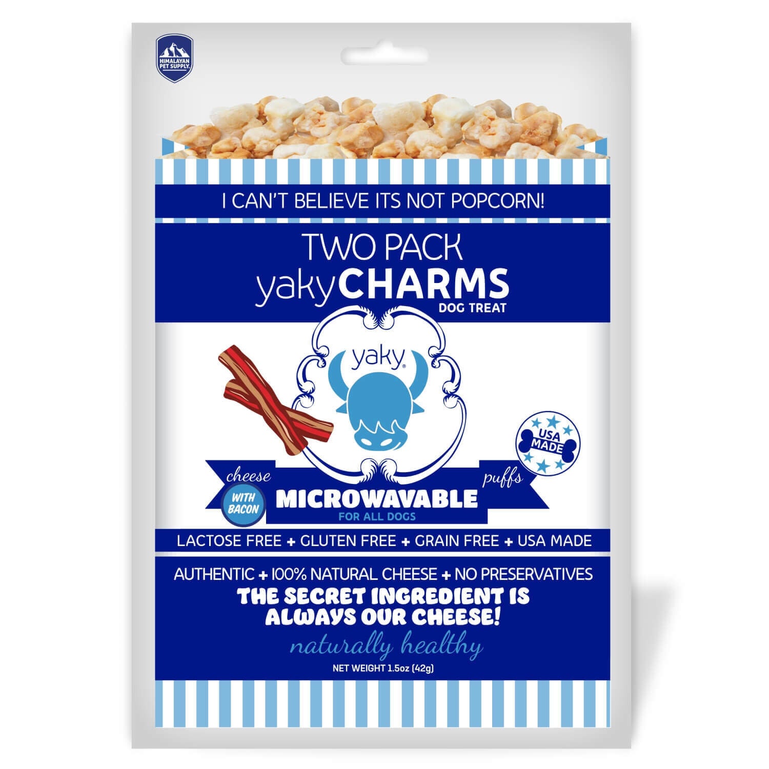 Himalayan Yackycharms Dog Treats, Bacon