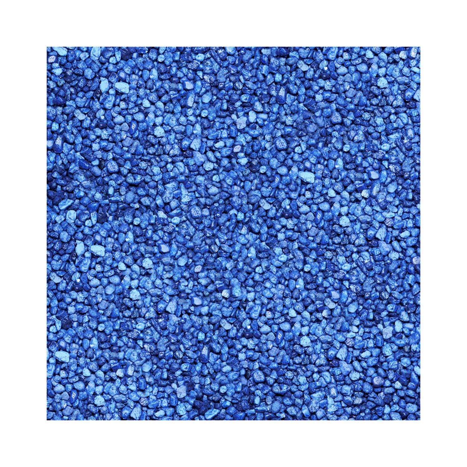 Pure Water Pebbles Aquarium Gravel, Marine Blue