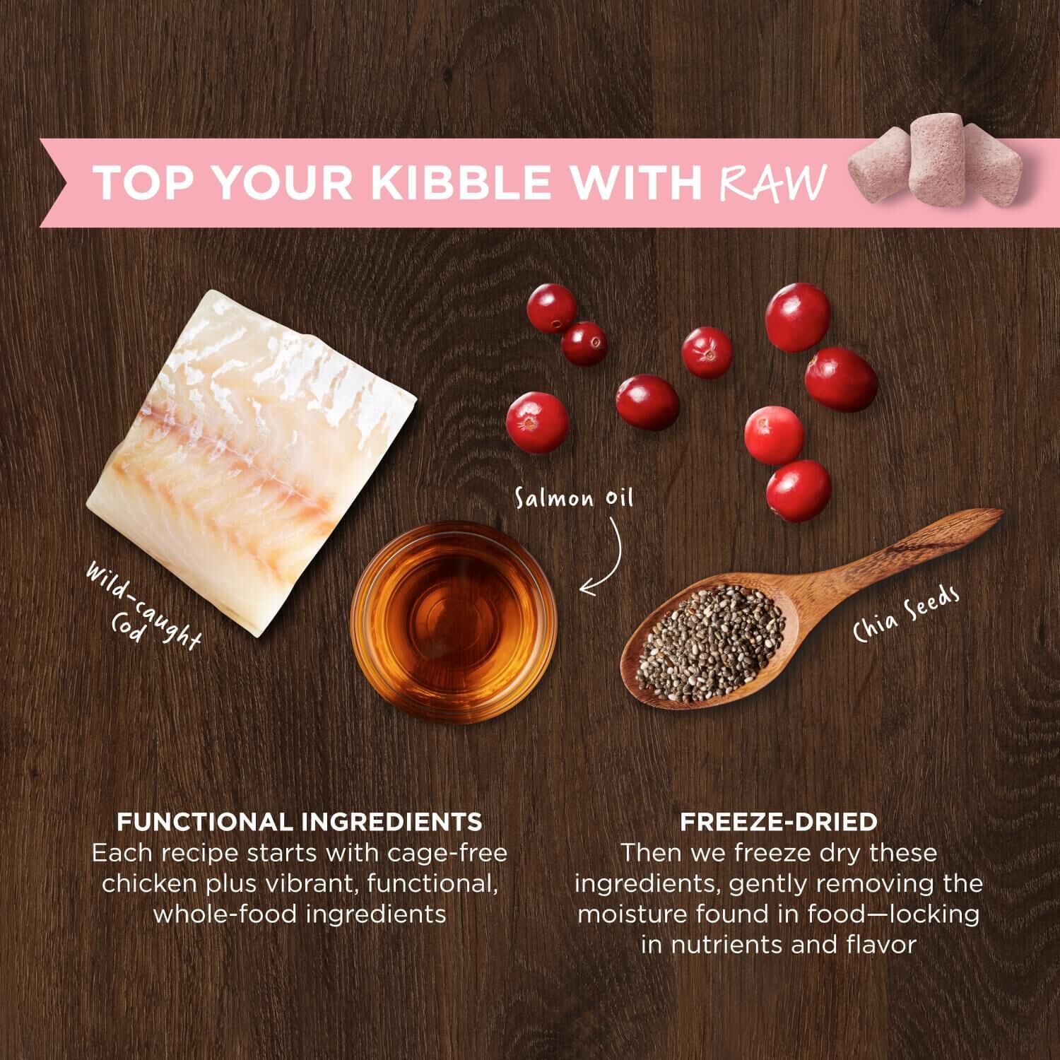 Instinct Freeze-Dried Raw Boost Mixers Grain-Free Skin & Coat Health Recipe Dog Food Topper