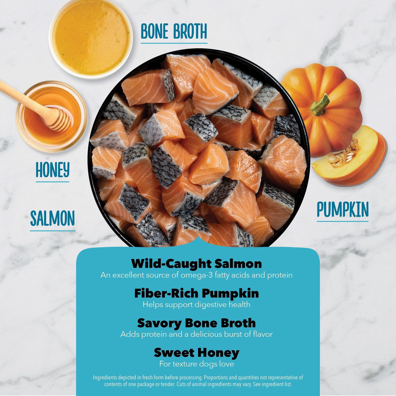 Acana Chewy Strips Skin, Coat, & Digestive Support Dog Jerky Treats, Salmon Recipe, 4Oz