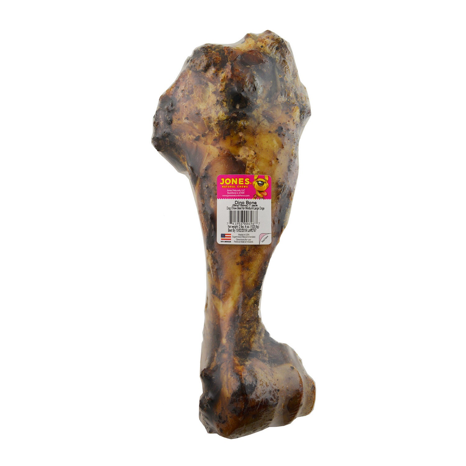 Jones Natural Chews Dino Bone Dog Treat
