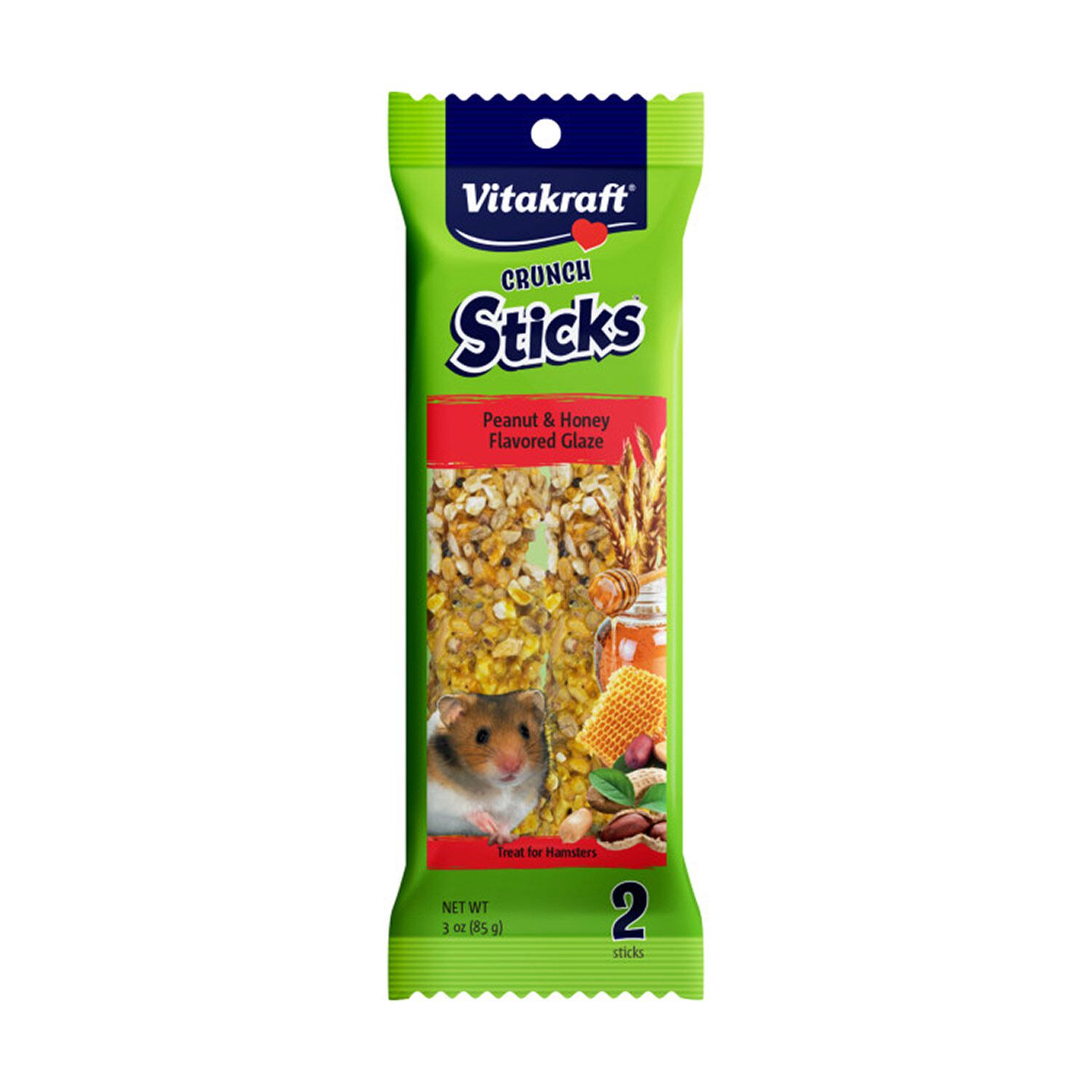 Hamster Crunch Sticks Peanut & Honey Glazed Small Animal Treat