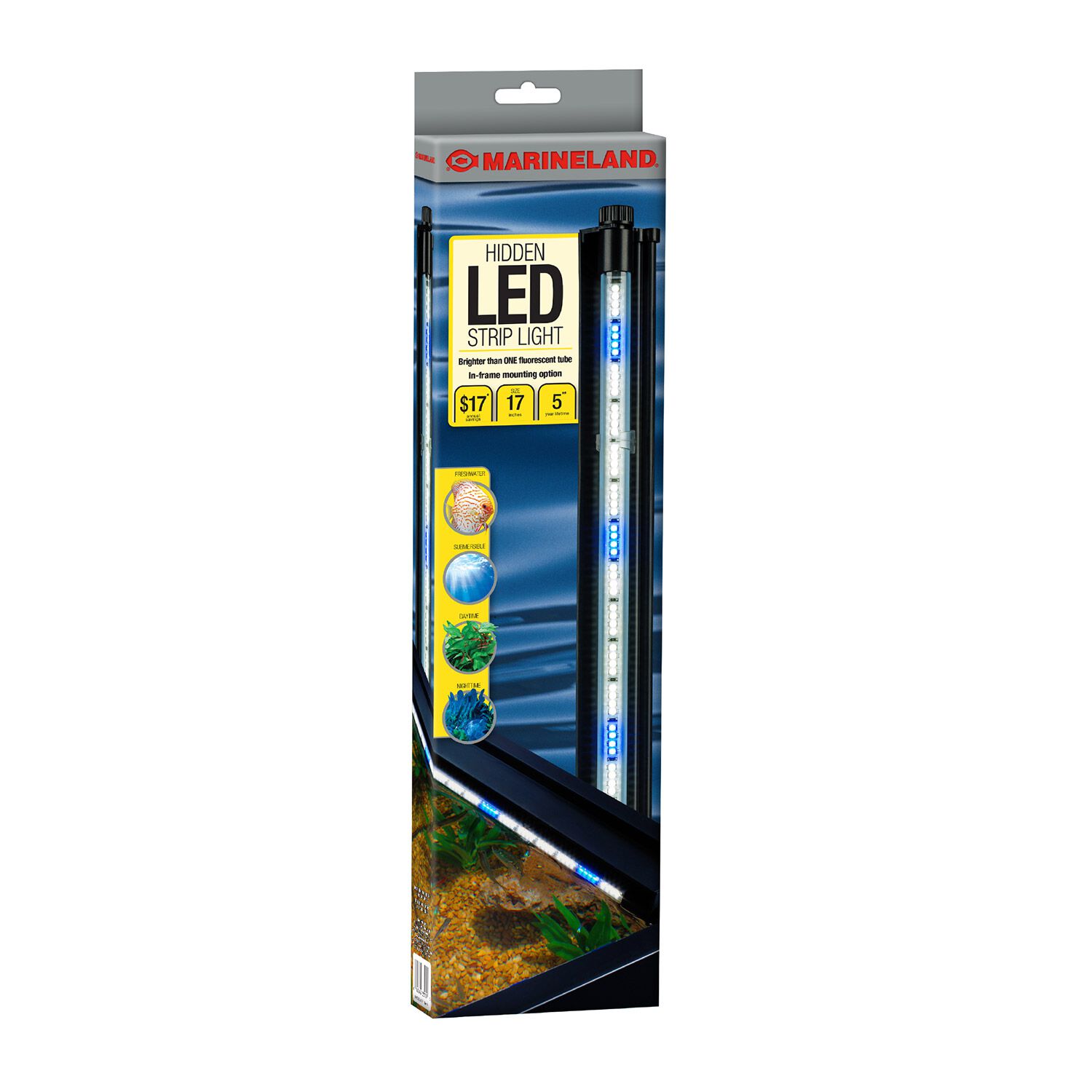 Submersible Led Strip Lights White/Blue