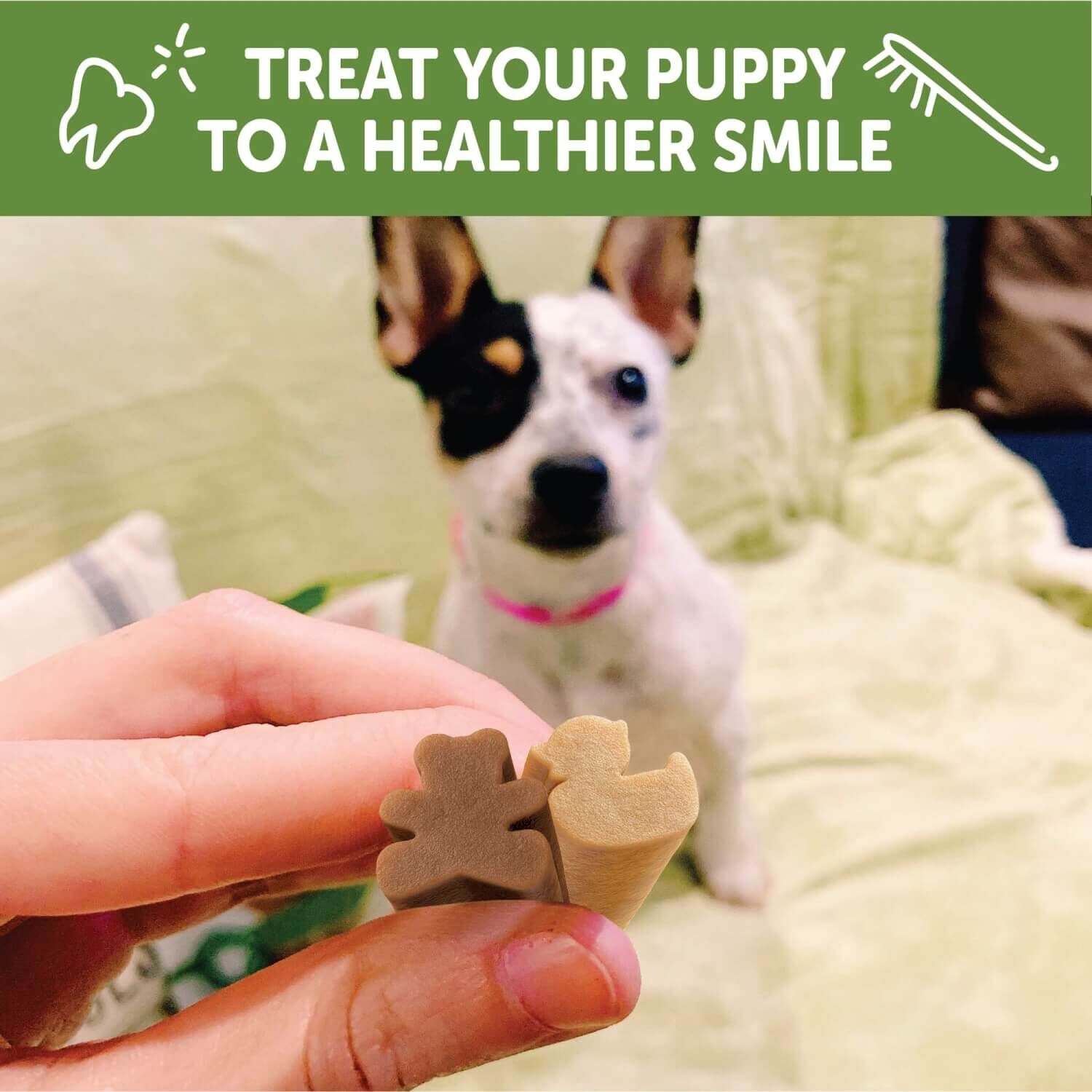 Whimzees Puppy Natural Grain Free Dental Chews For Dogs, Extra Small/Small Breed, 30 Count