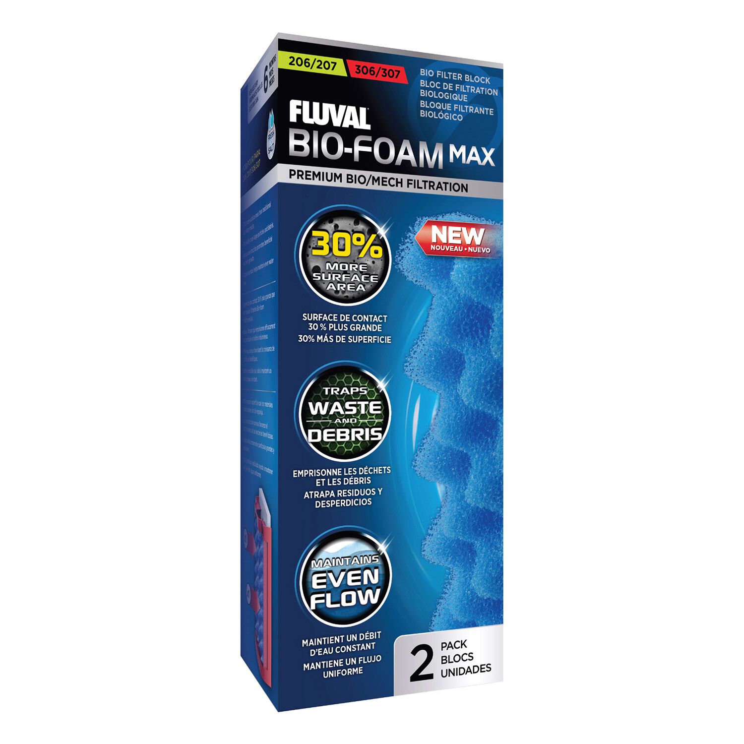 Fluval 206/306 & 207/307 Bio-Foam Max Filter Pad