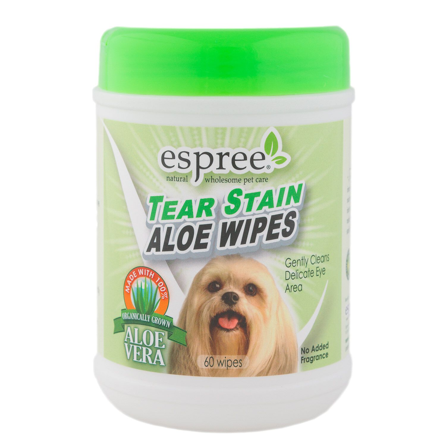 Espree Tear Stain Aloe Dog Wipes