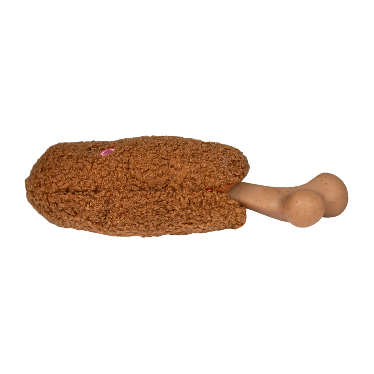 Territory Chicken Leg Bone 2-In-1 Squeak & Chew Dog Toy, 8"