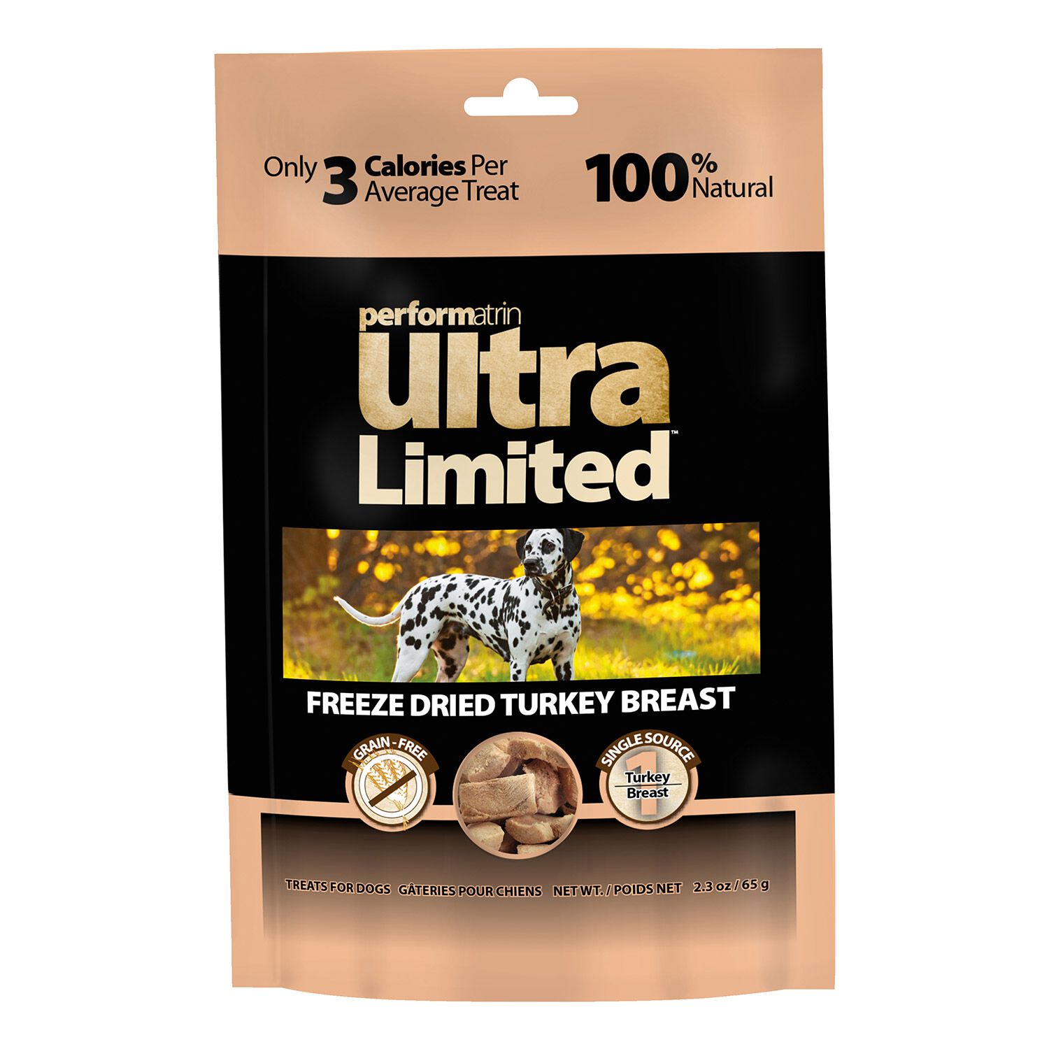 Performatrin Ultra Limited Ingredient Freeze Dried Turkey Breast Dog Treat