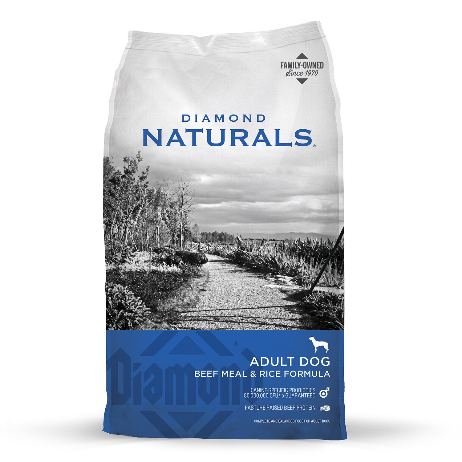 Diamond Naturals Adult Beef Meal & Rice Formula Dry Dog Food, 40-Lb Bag