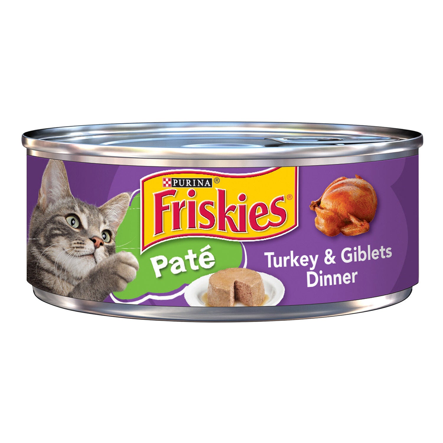 Friskies Classic Pate Turkey & Giblets Dinner Wet Cat Food