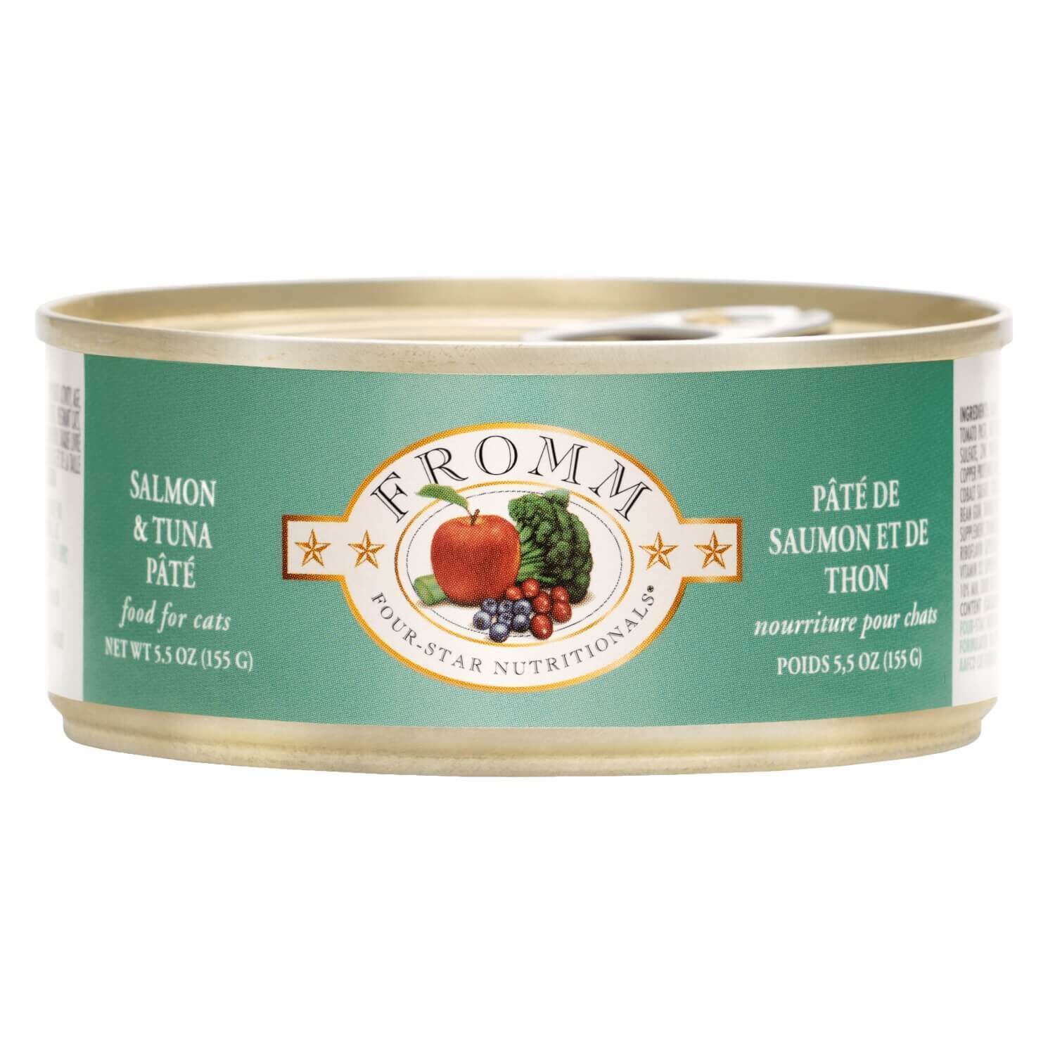 Fromm Four-Star Salmon & Tuna P&acirc;t&eacute; Food For Cats 5.5 Oz