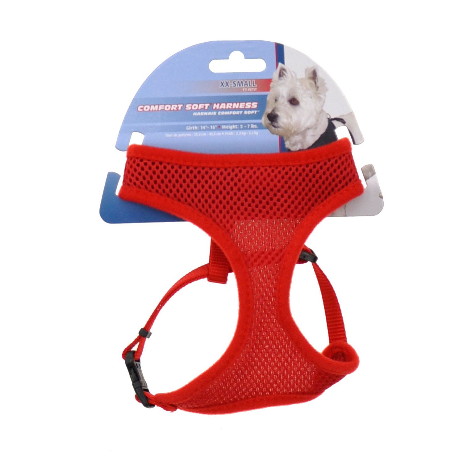 Coastal Pet Products Comfort Soft Adjustable Dog Harness - Red