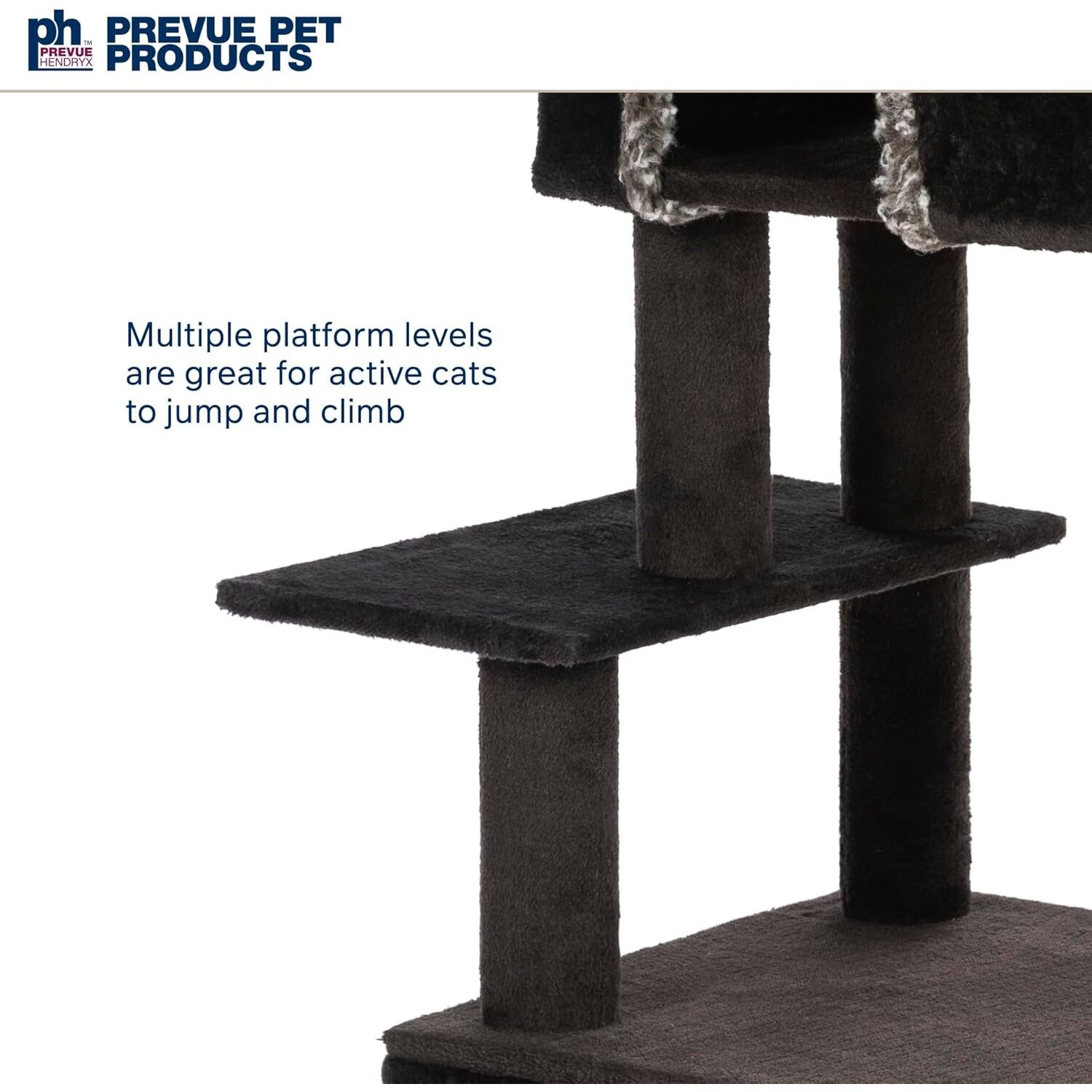Prevue Pet Products Dark Tower Cat Tree Tower And Hideout