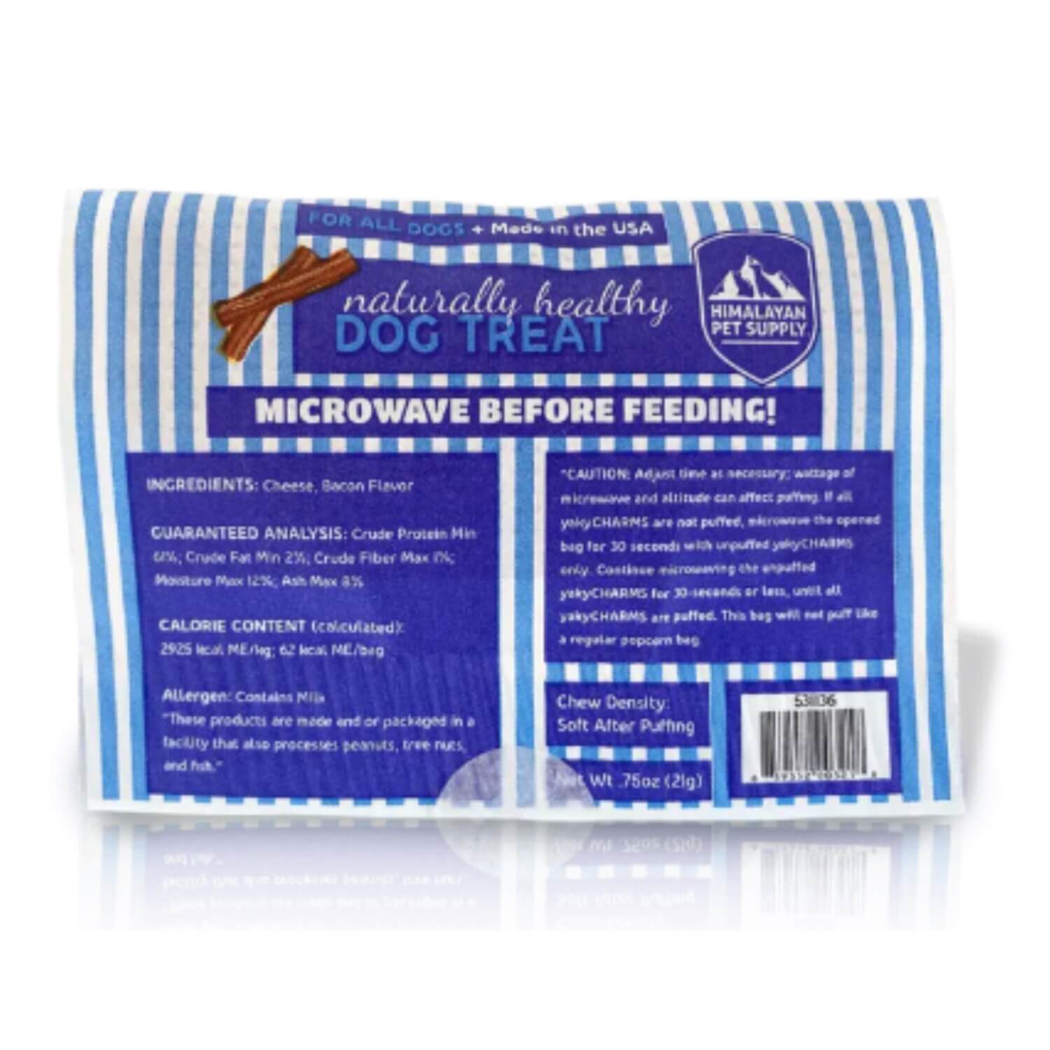 Himalayan Yackycharms Dog Treats, Bacon