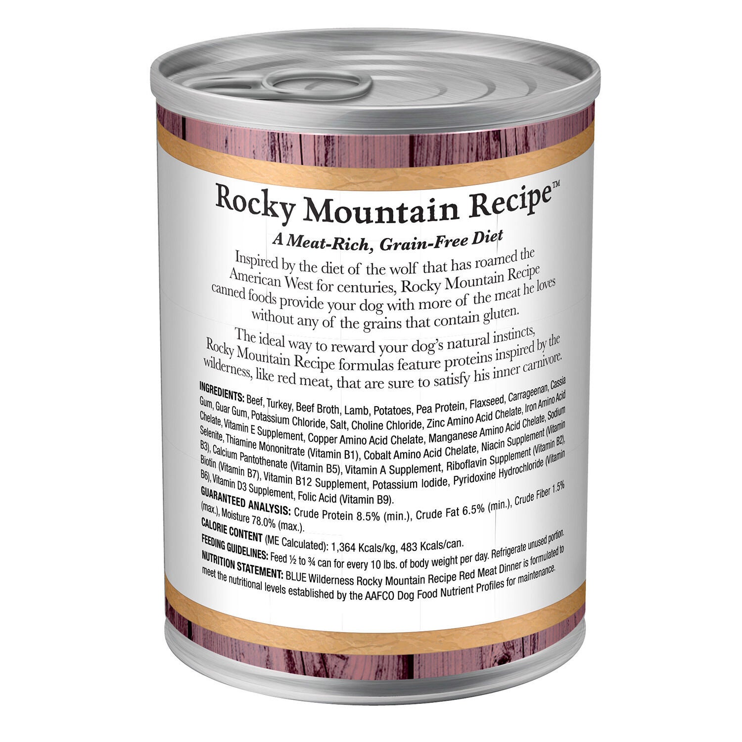 Blue Buffalo Wilderness Rocky Mountain Adult Recipe Red Meat Dinner Dog Food