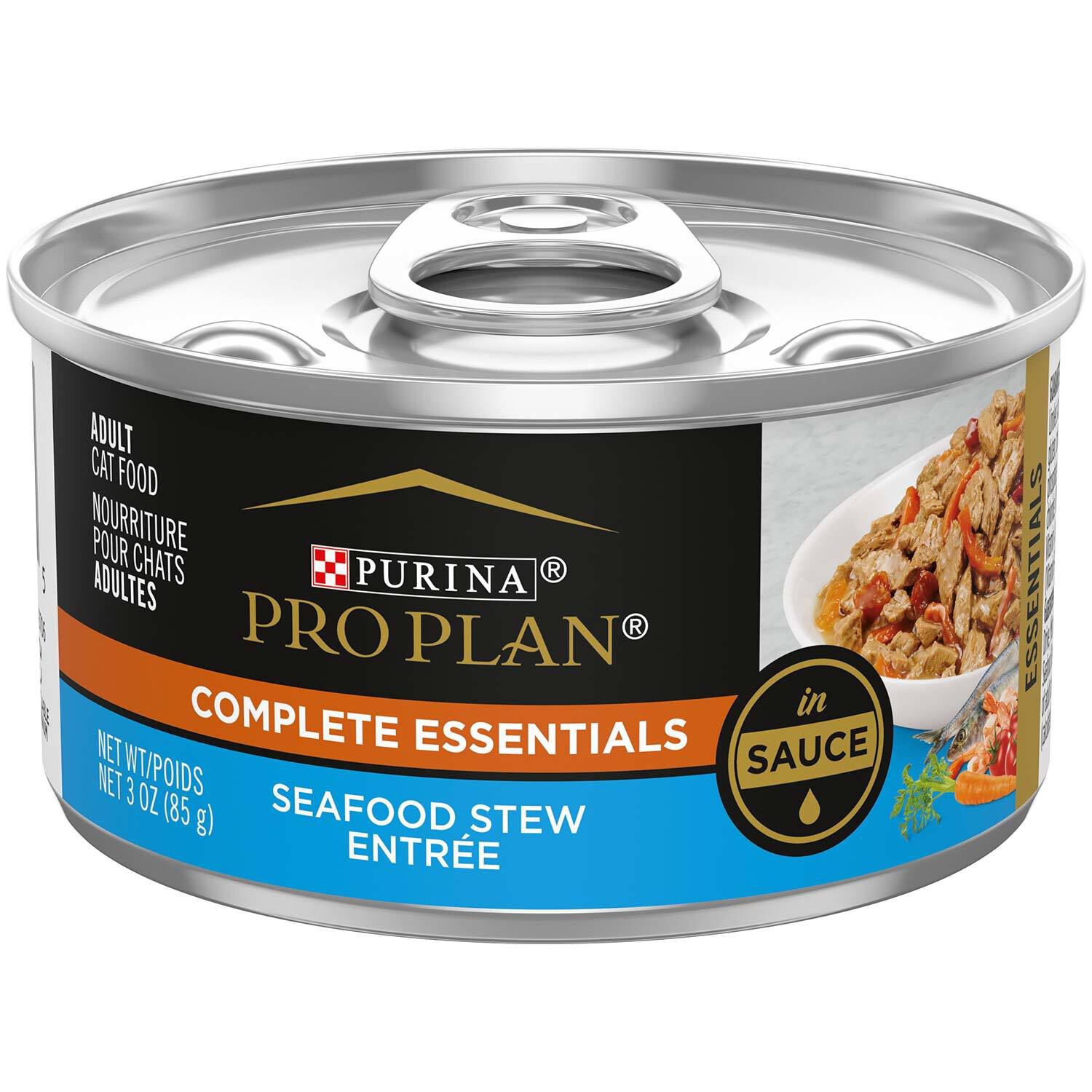 Purina Pro Plan Seafood Stew Entree In Sauce Cat Food