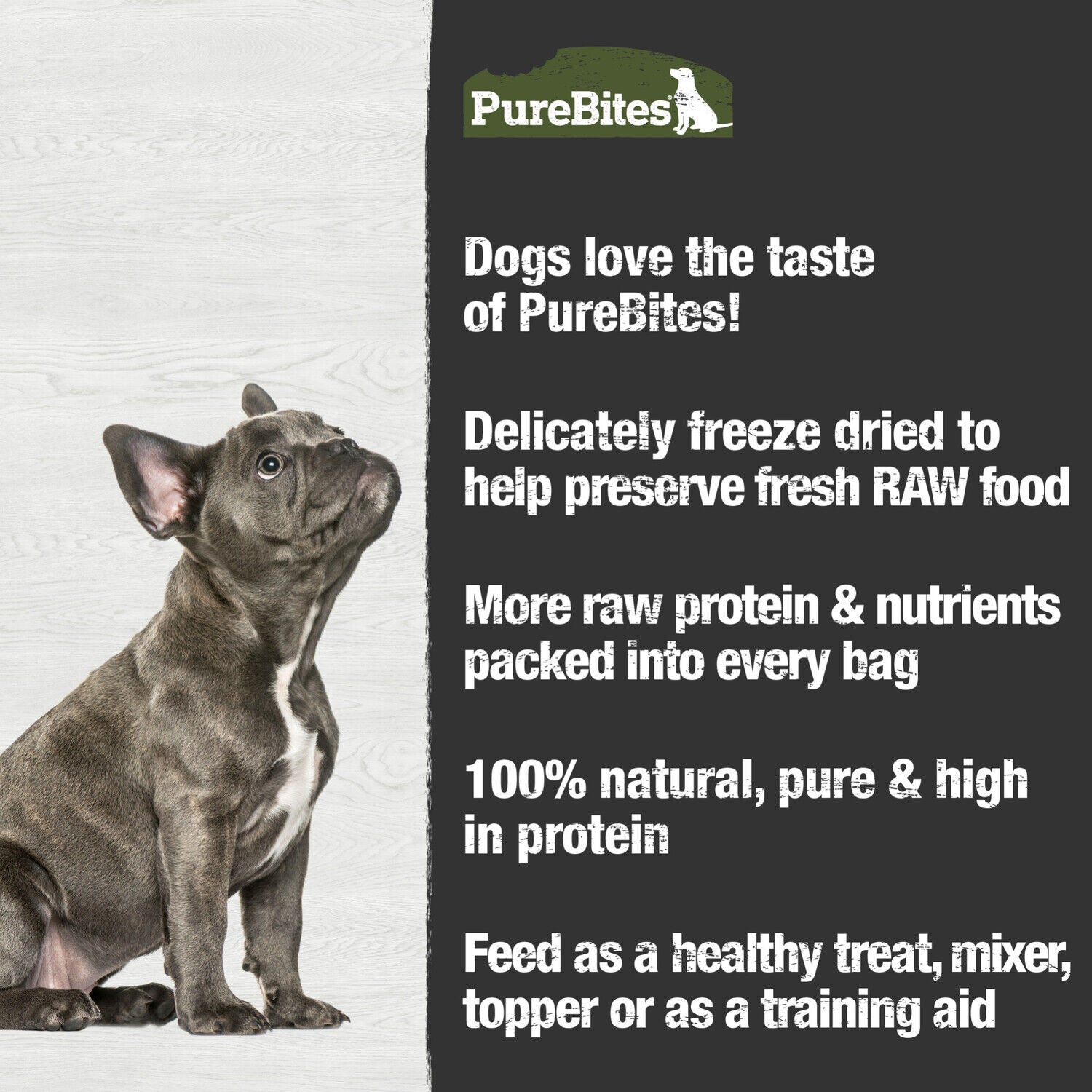 Purebites Freeze Dried Dog Treats, Beef Liver