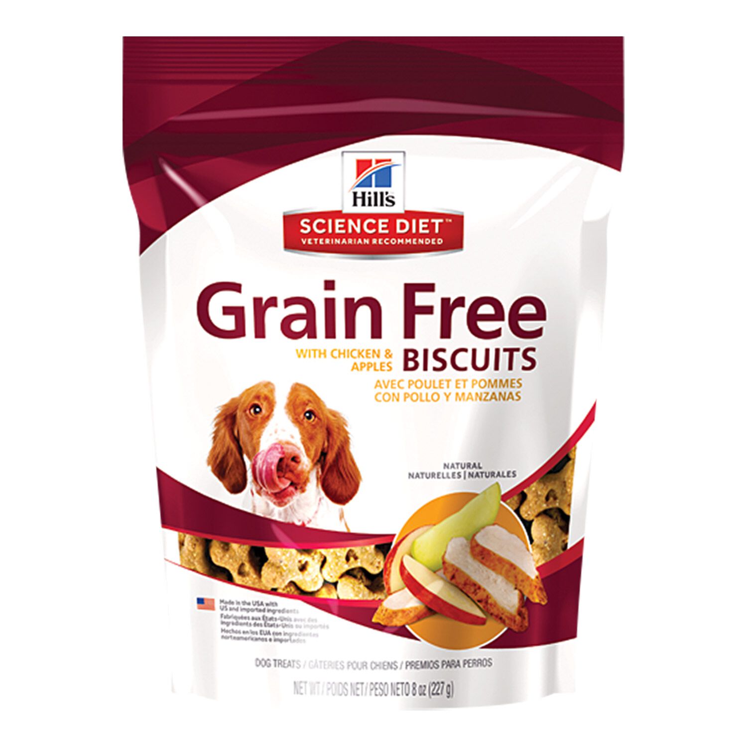 Hill's Science Diet Grain Free Treats With Chicken & Apples