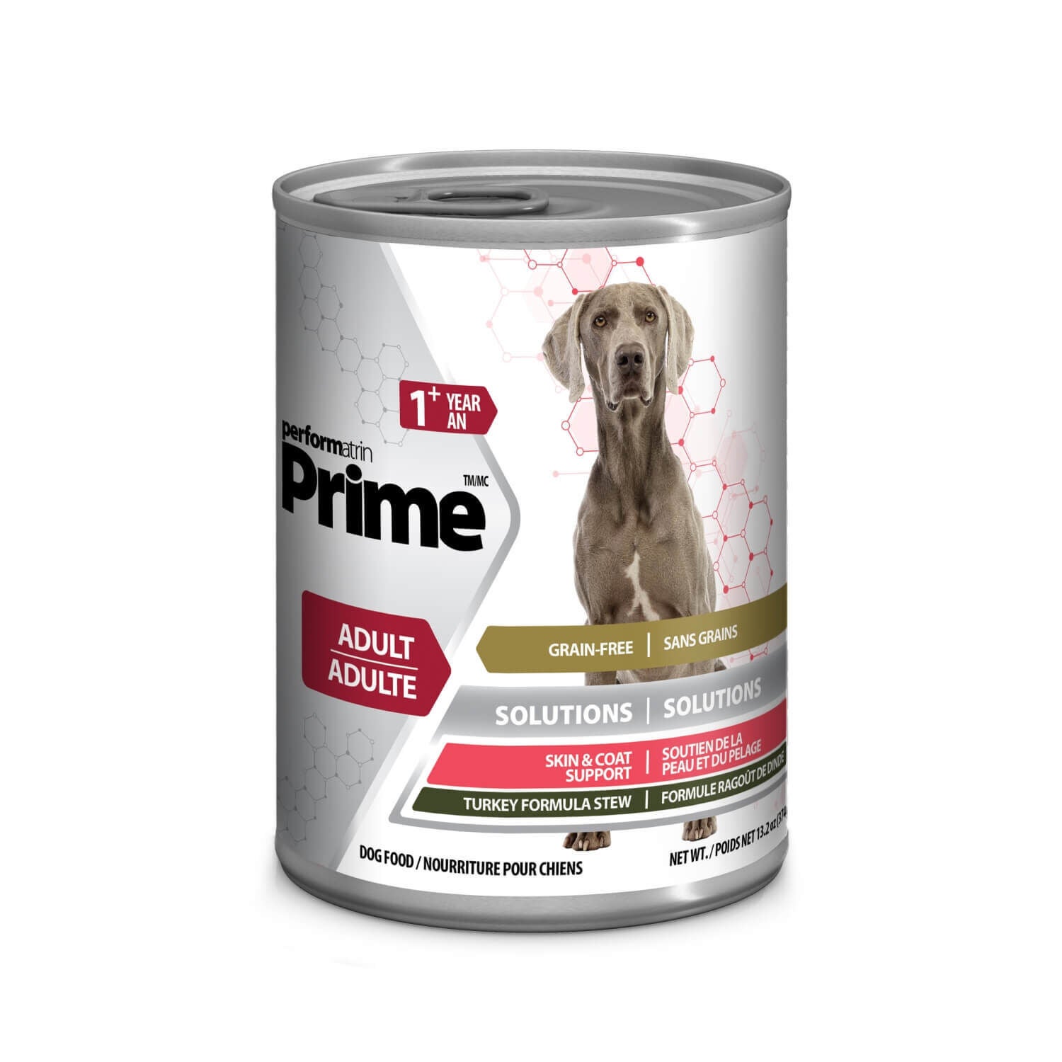 Performatrin Prime Grain-Free Health Solutions Skin & Coat Support Turkey Formula Wet Dog Food