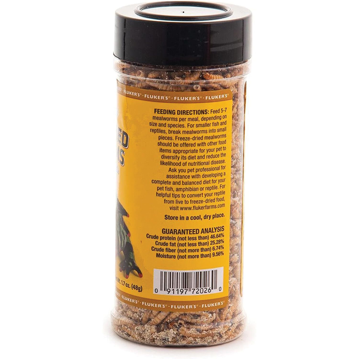 Fluker's Freeze Dried Mealworms Reptile Food
