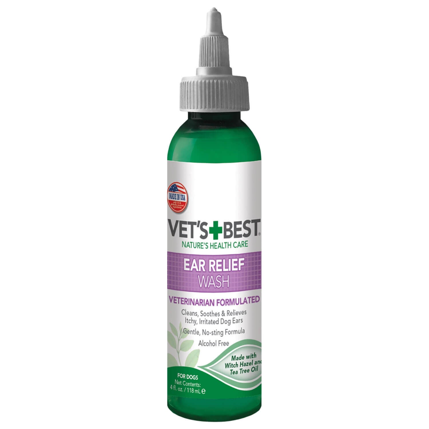 Vet's Best Dog Ear Relief Wash, 4 Oz