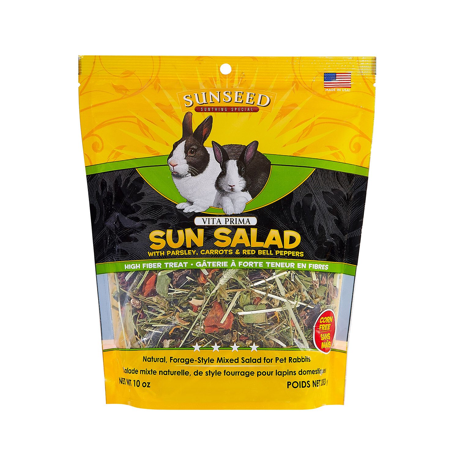 Sun Seed Sun Salad Rabbit Foraging Treat, 10Oz
