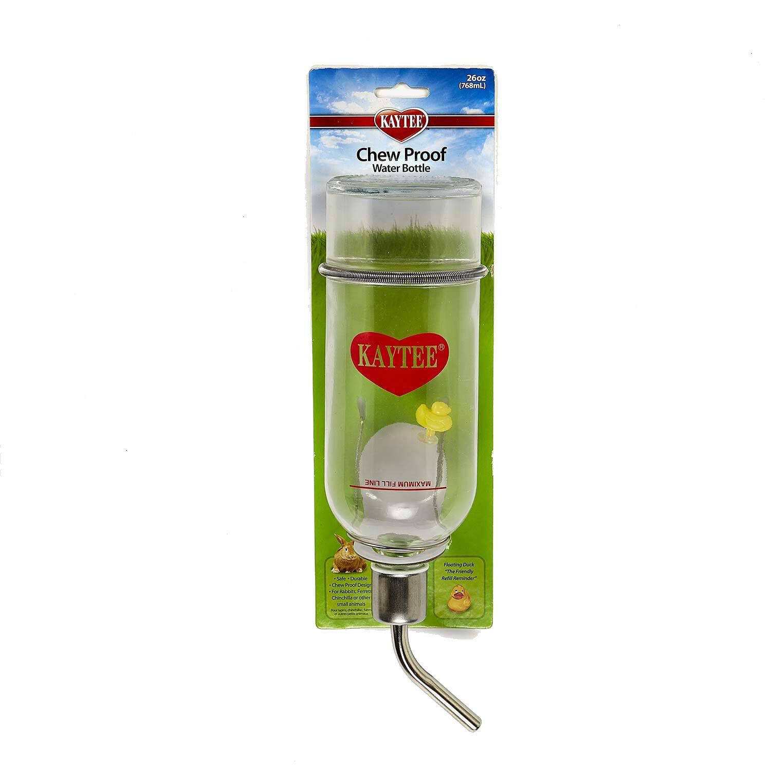 Chew-Proof Water Bottle 6/6Mpk 26Oz For Small Animals