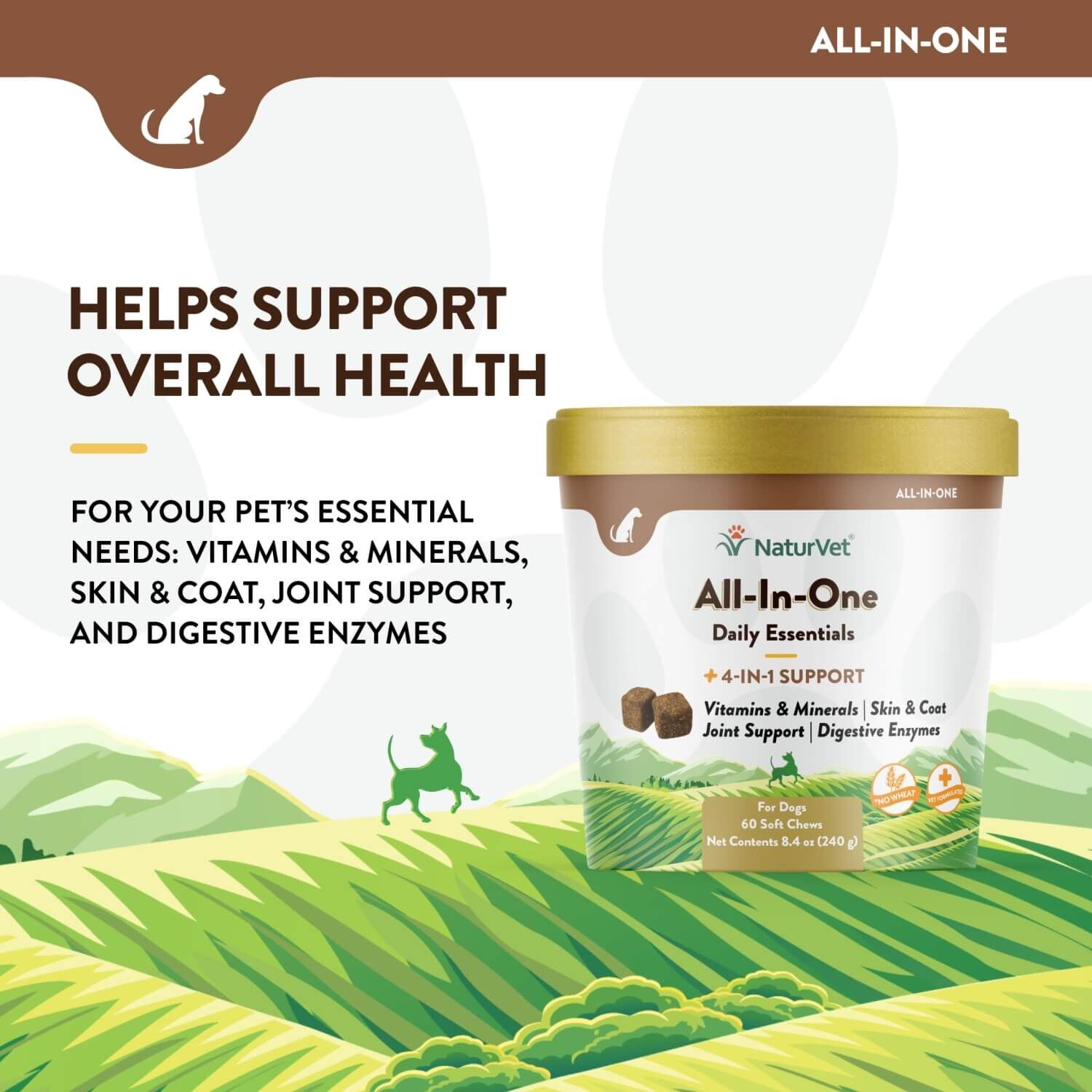 Naturvet All-In-One Vitamin Dog Soft Chews