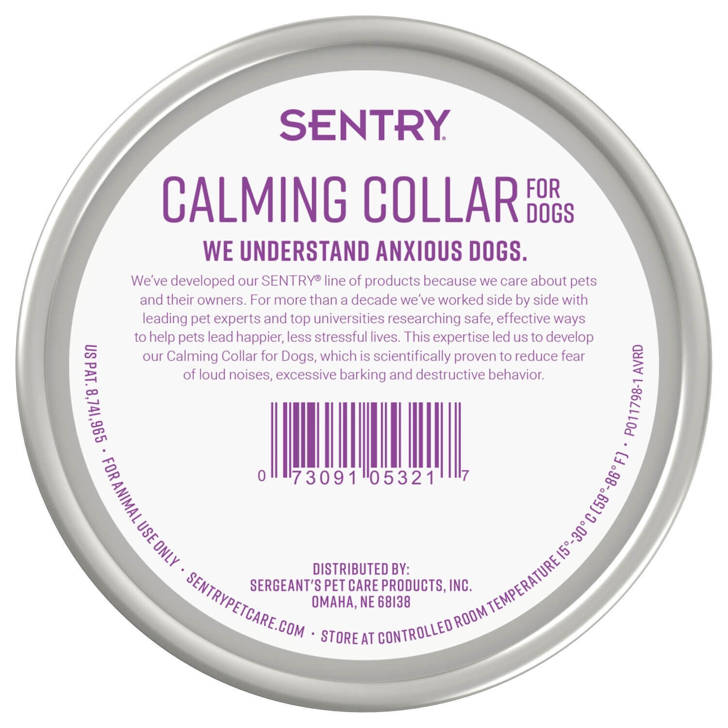 Sentry Behavior Calming Dog Collar