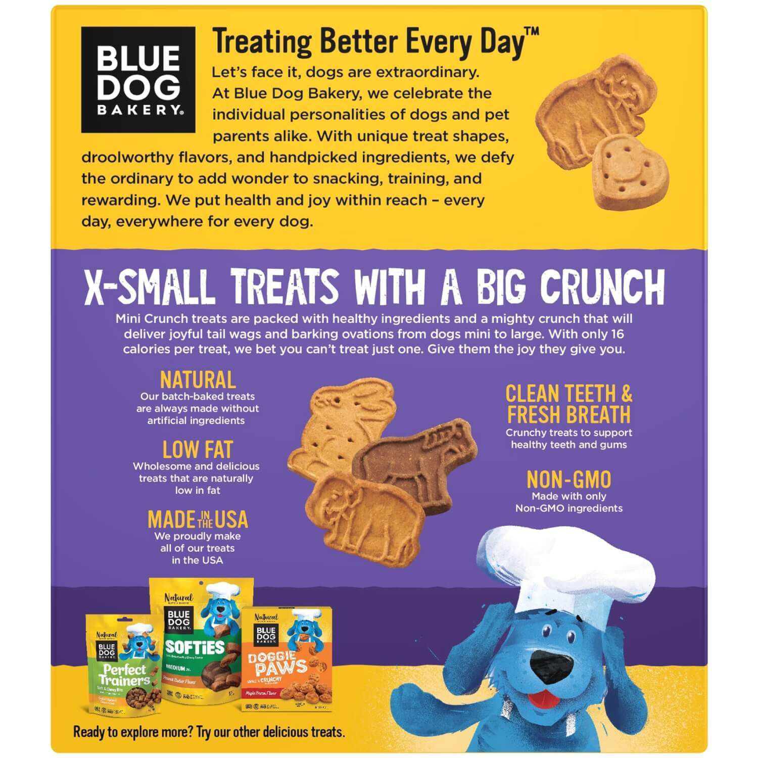 Blue Dog Bakery More Crunch Baked Dog Treats