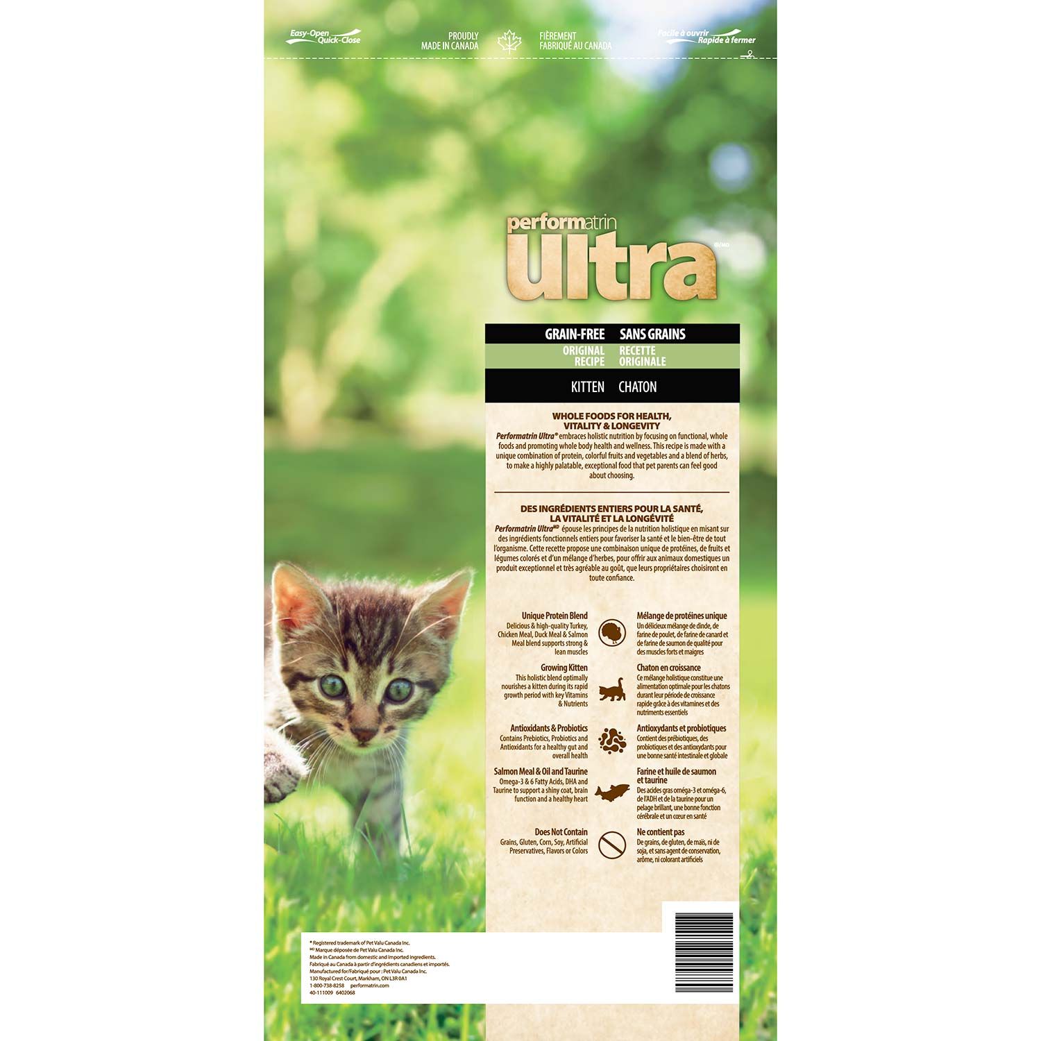 Performatrin Ultra Grain-Free Original Kitten Formula Dry Cat Food