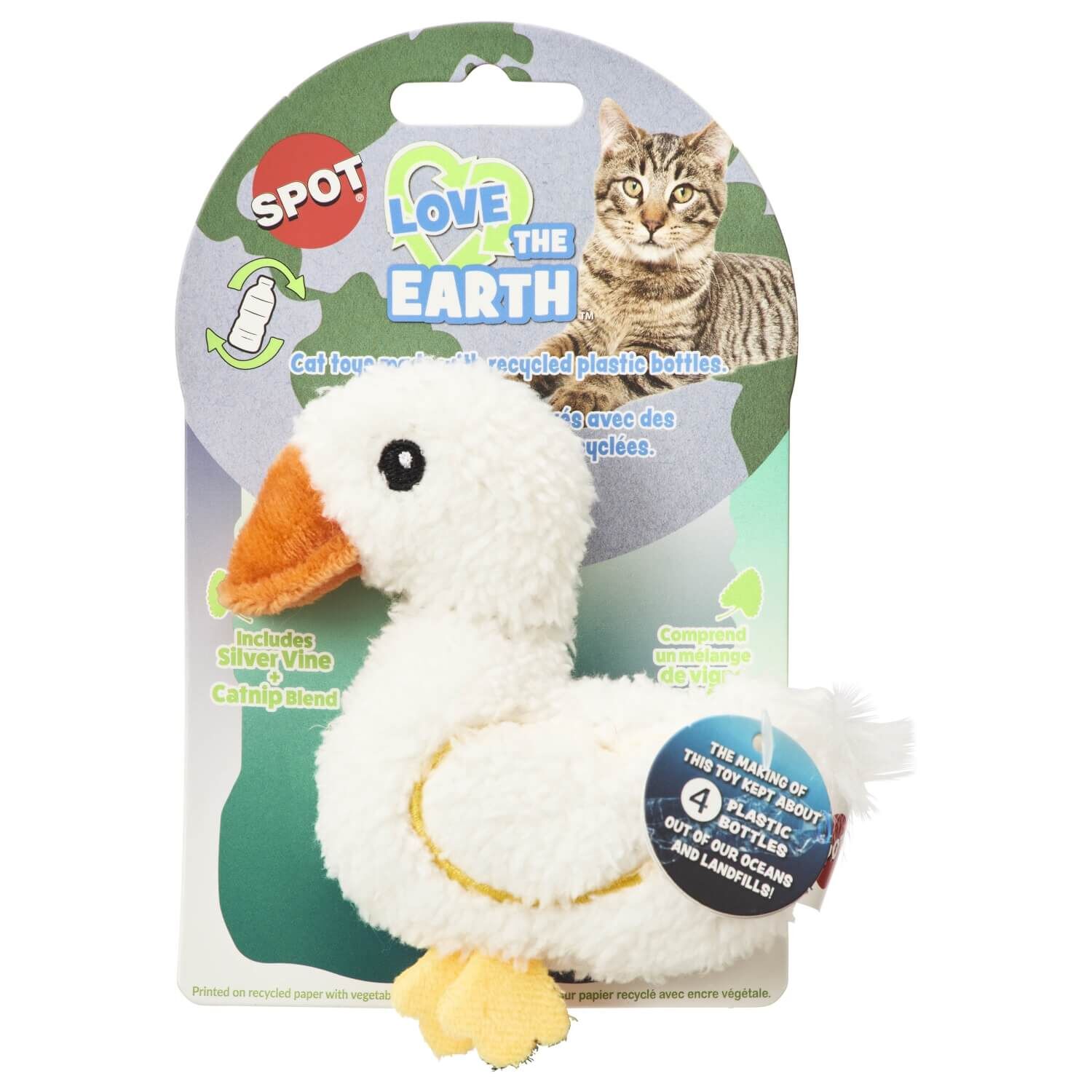 Spot Love The Earth Barnyard Birds Plush Catnip Cat Toy - Assorted Characters