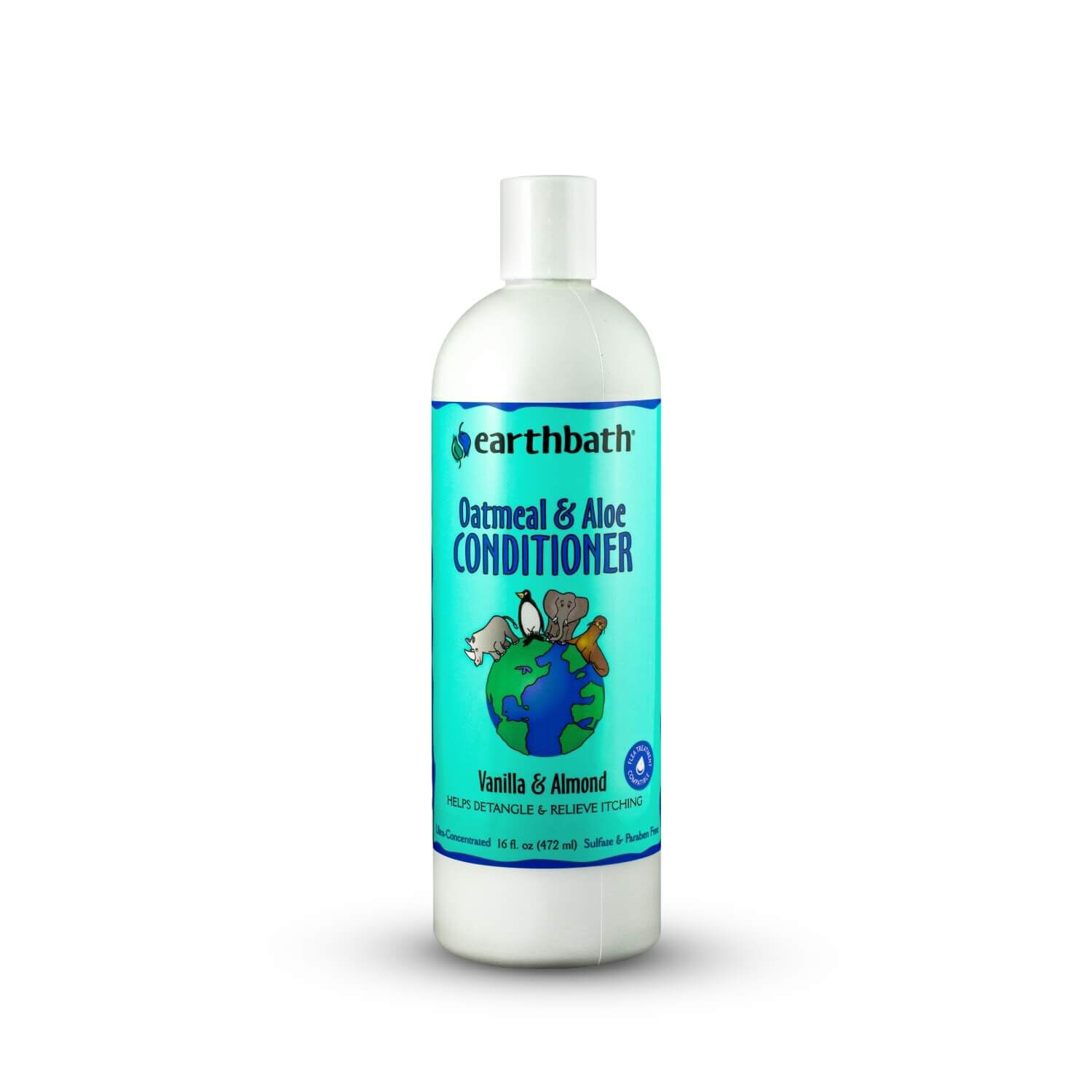 Earthbath Oatmeal & Aloe Dog & Cat Conditioner, Vanilla & Almond
