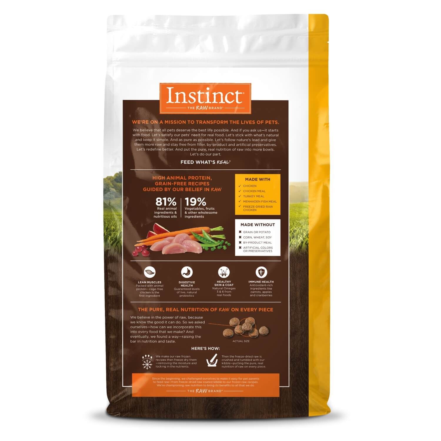Instinct Original Grain-Free Recipe With Real Chicken Dry Cat Food