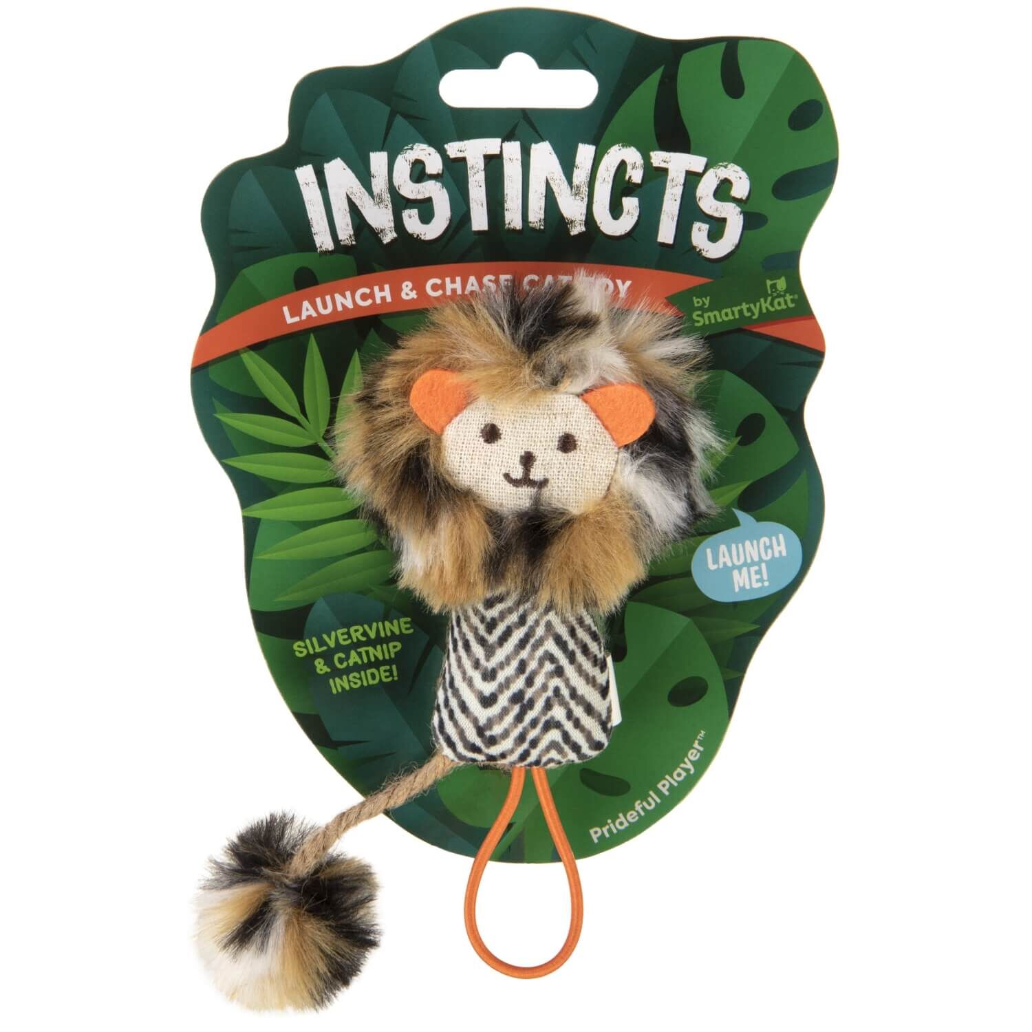 Instincts By Smartykat&reg; Prideful Player Happynip Silvervine & Catnip Plush Launch And Chase Cat Toy