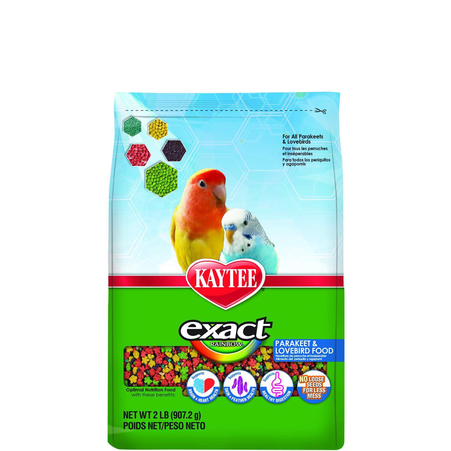 Kaytee Exact Rainbow Parakeet & Lovebird Food