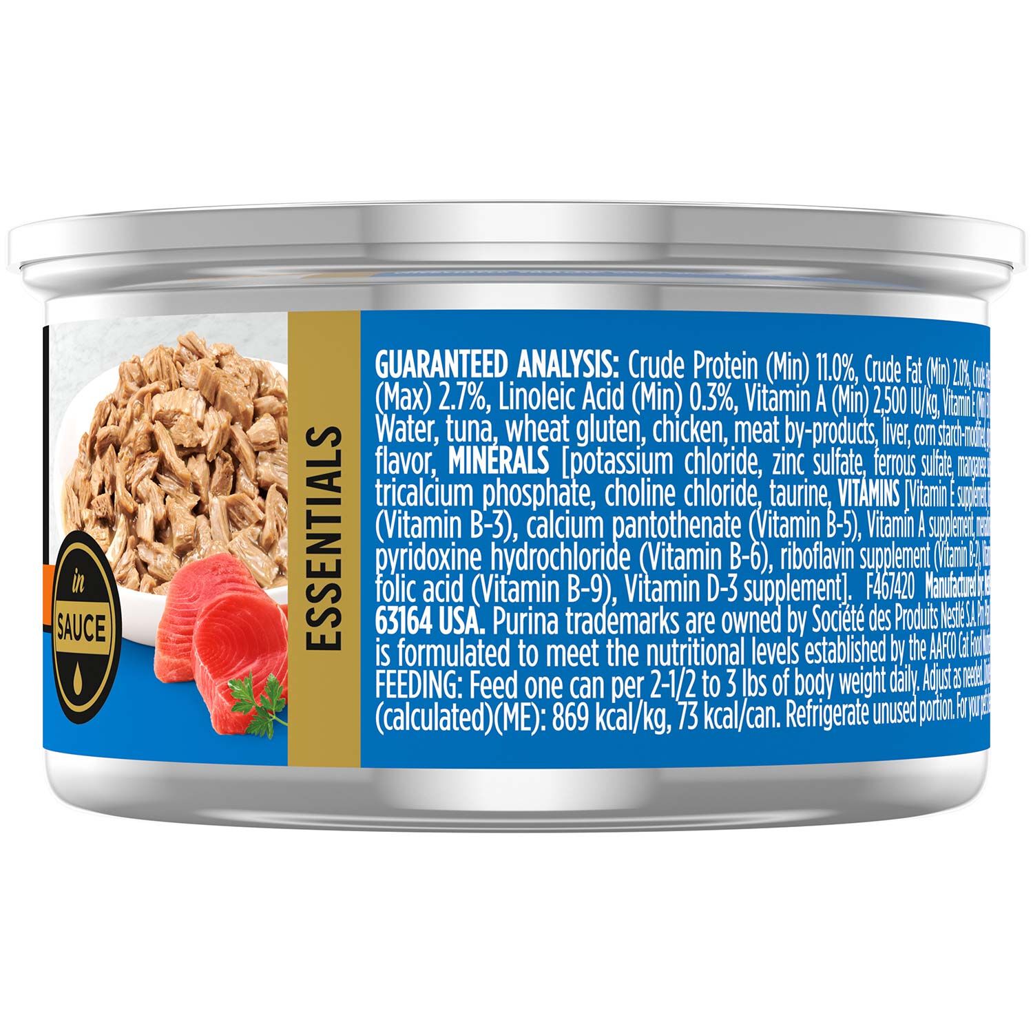 Purina Pro Plan Tuna Entree In Sauce Cat Food