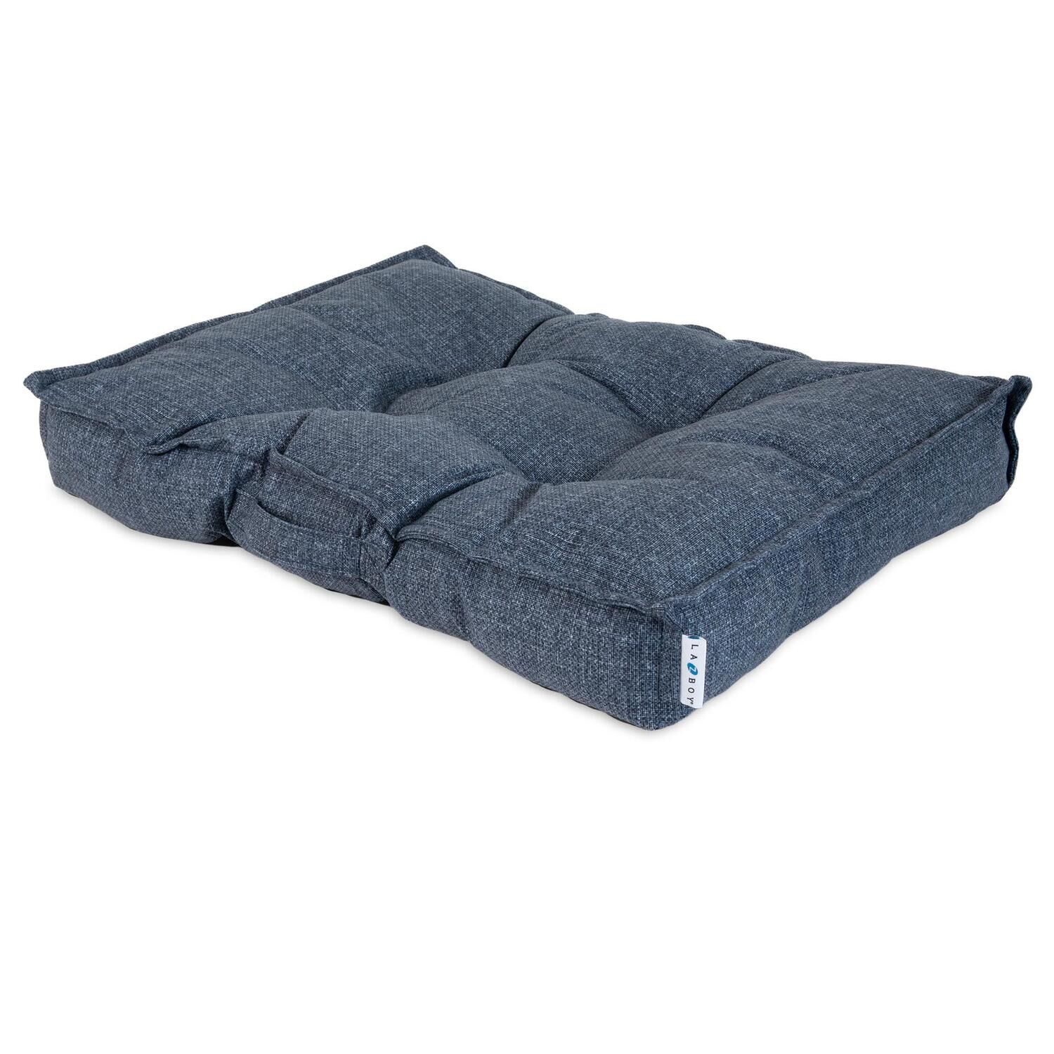 Lazboy Indoor/Outdoor Millie Mattress Dog Bed, 28X20" - Blue