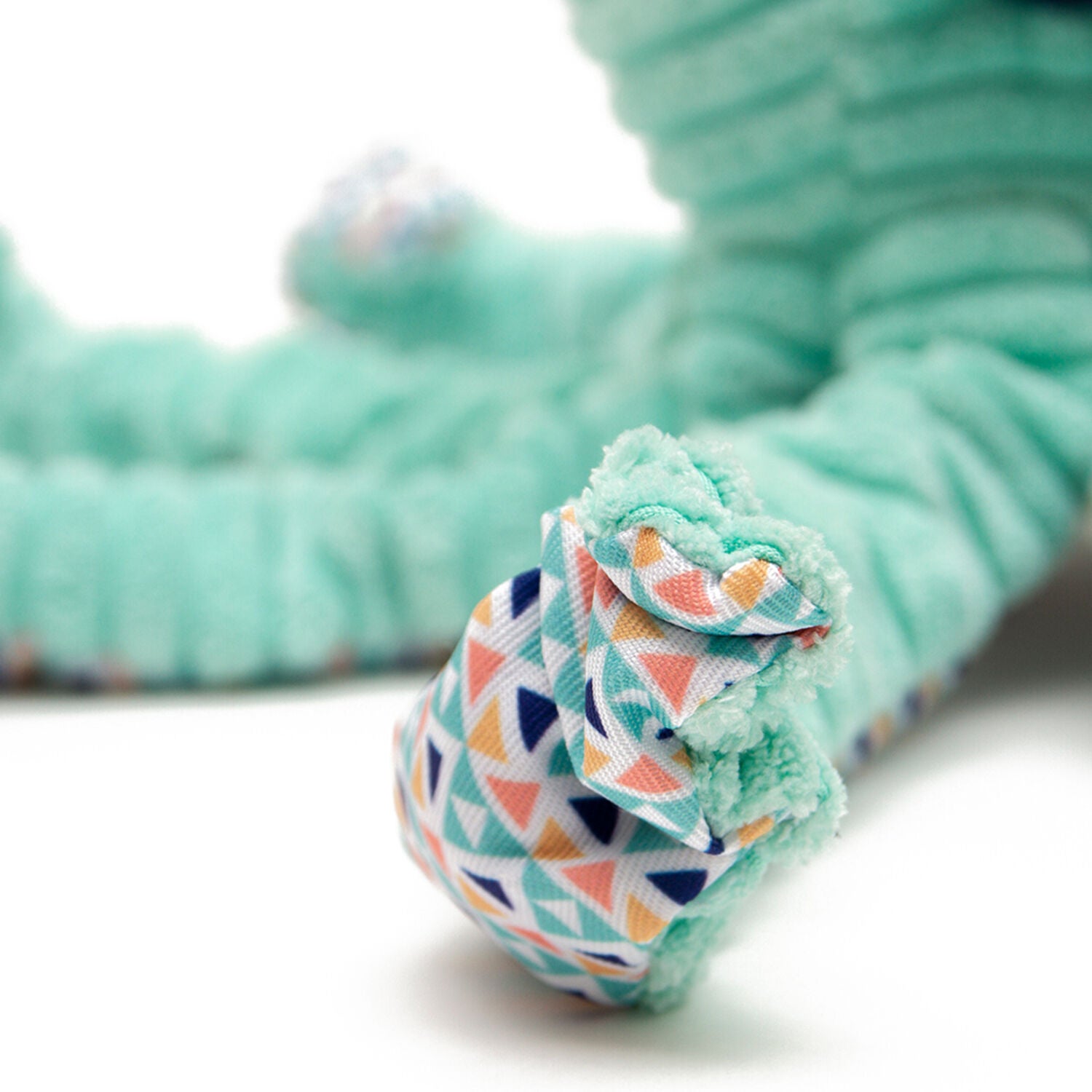 Great & Small Cuddle Me Knot Plush Octopus Squeaky Dog Toy