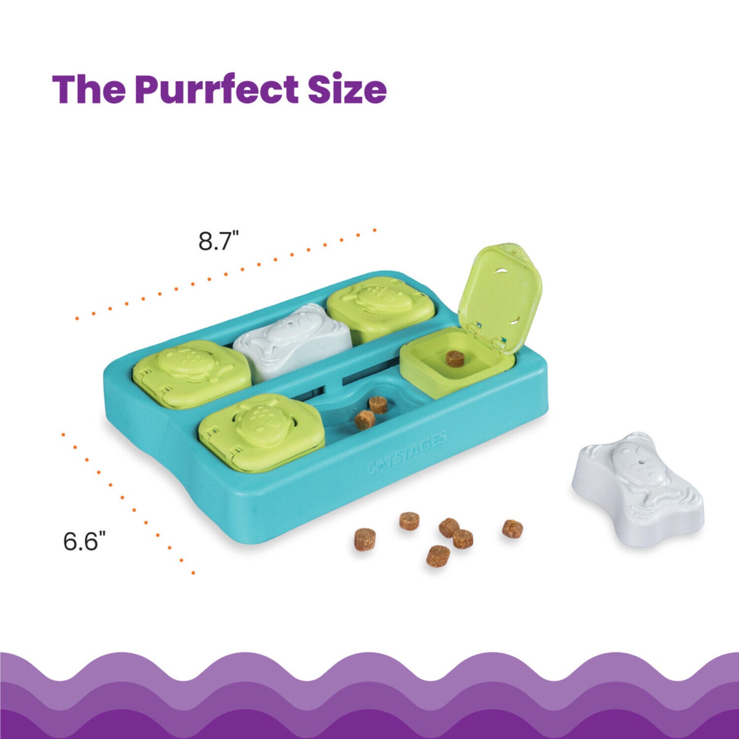 Catstages Nina Ottosson Kitty Cube Puzzle Cat Toy