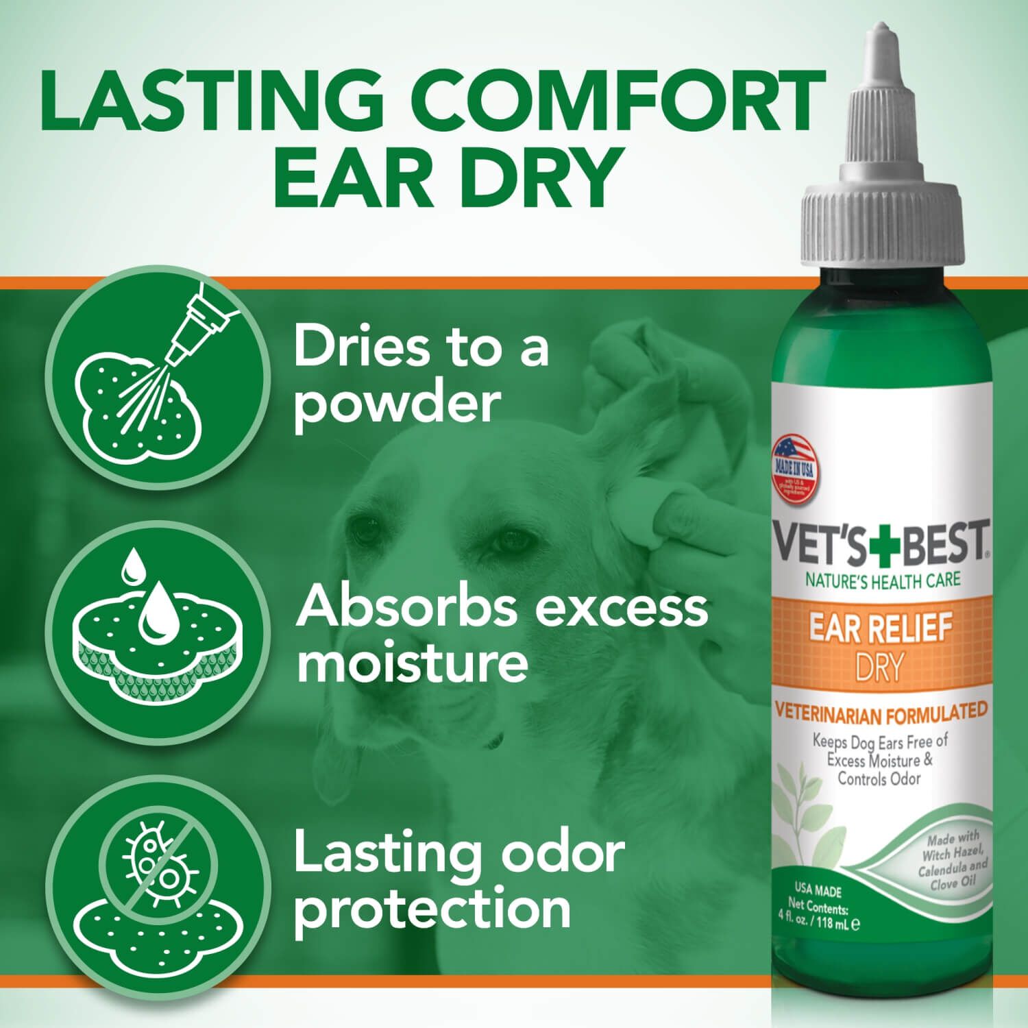 Vet's Best Dry Ear Relief For Dogs