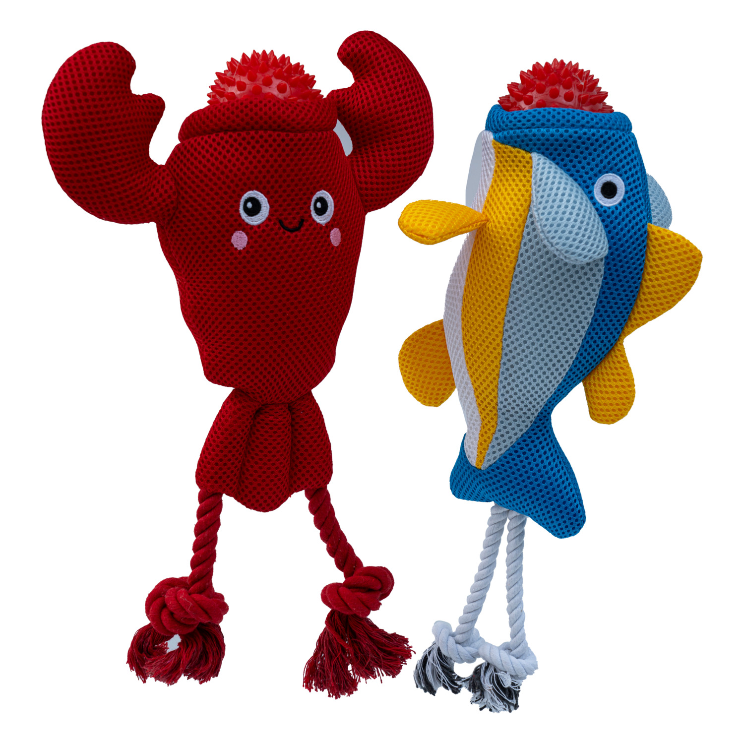 Territory Fish 2-In-1 Floating Tug And Toss Dog Toy
