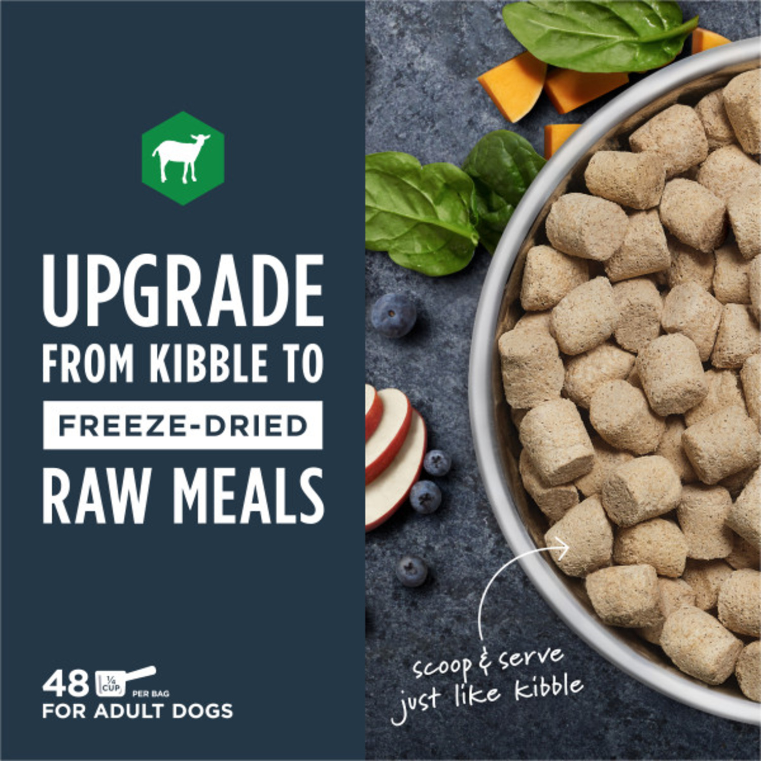 Instinct Raw Meals Lamb Freeze-Dried Dog Food, 24 Oz