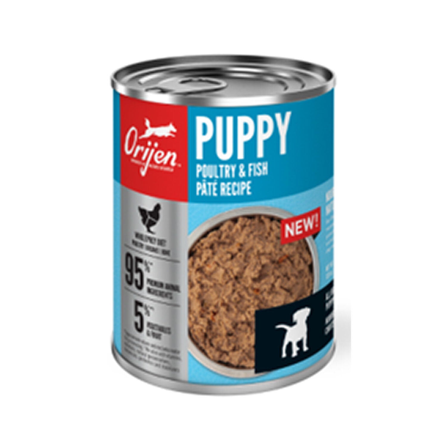 Orijen Premium Puppy Wet Dog Food, Poultry & Fish Pate Recipe