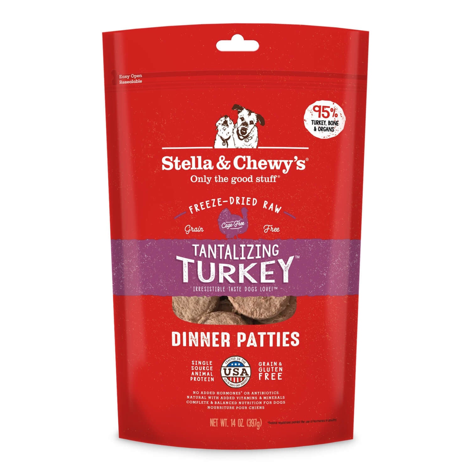 Stella & Chewy's Tantalizing Turkey Patties Dog Food