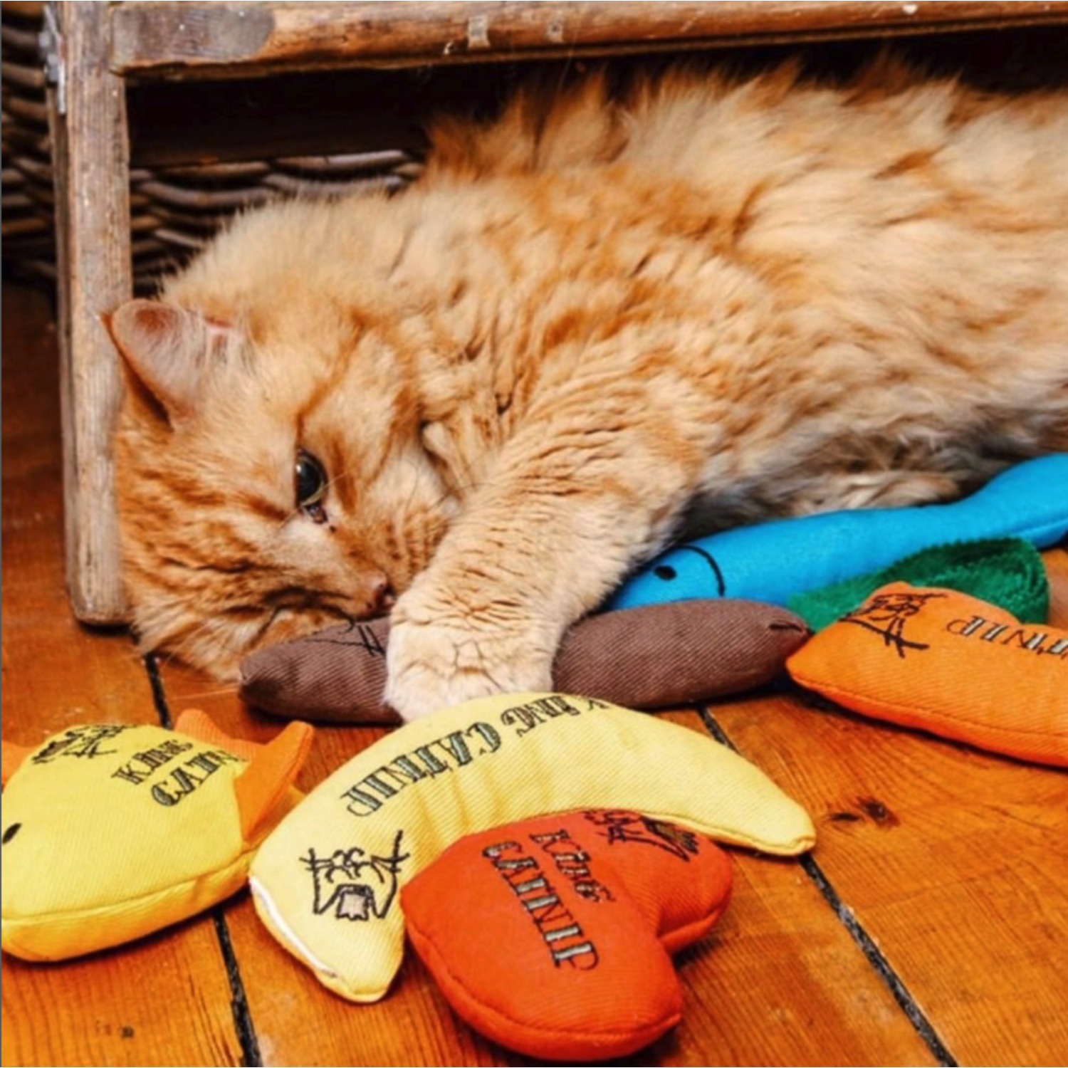 King Catnip Banana Resealable Cat Toy With Organic Catnip