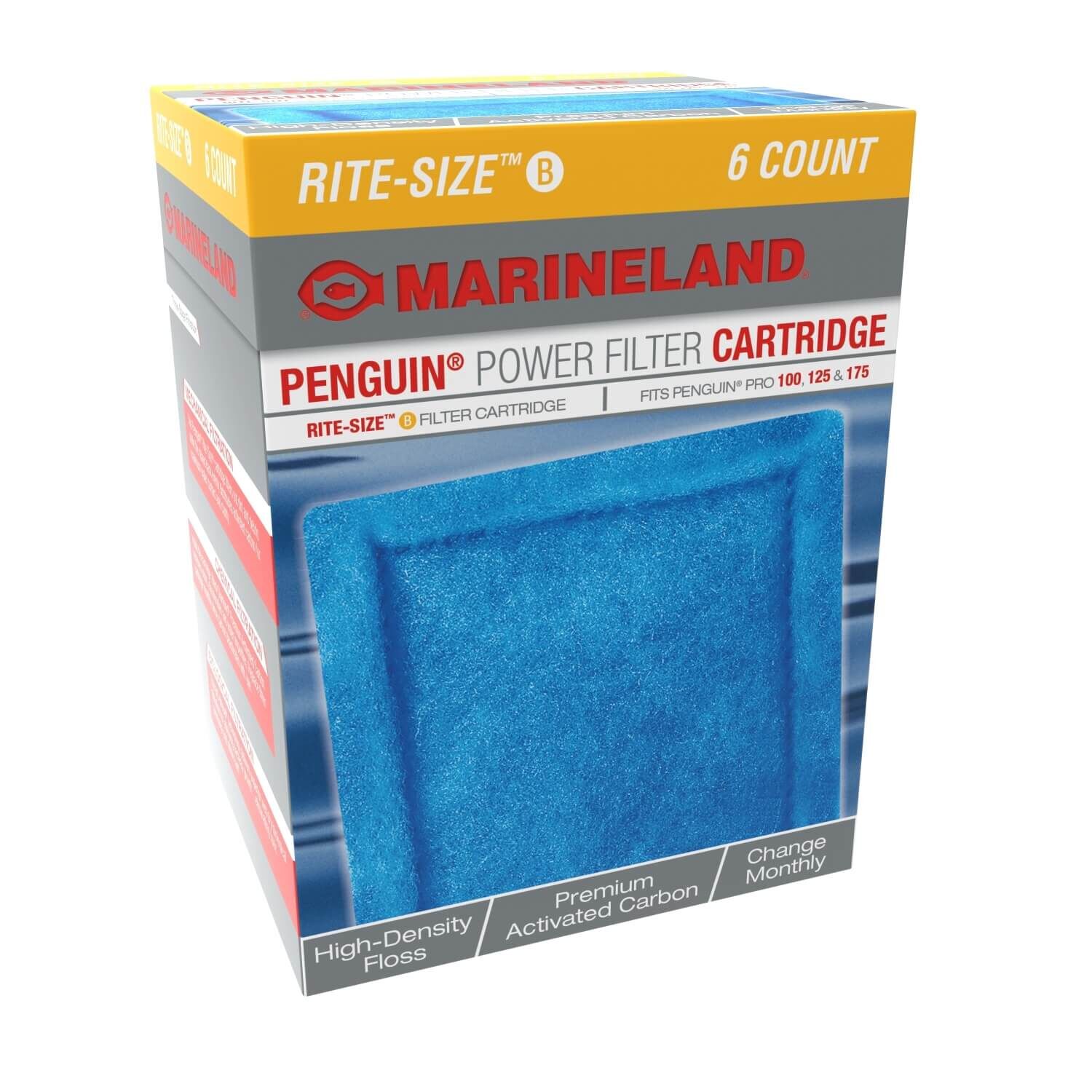Marineland Rite-Size Penguin Power Aquarium Filter Replacement Cartridge Size B