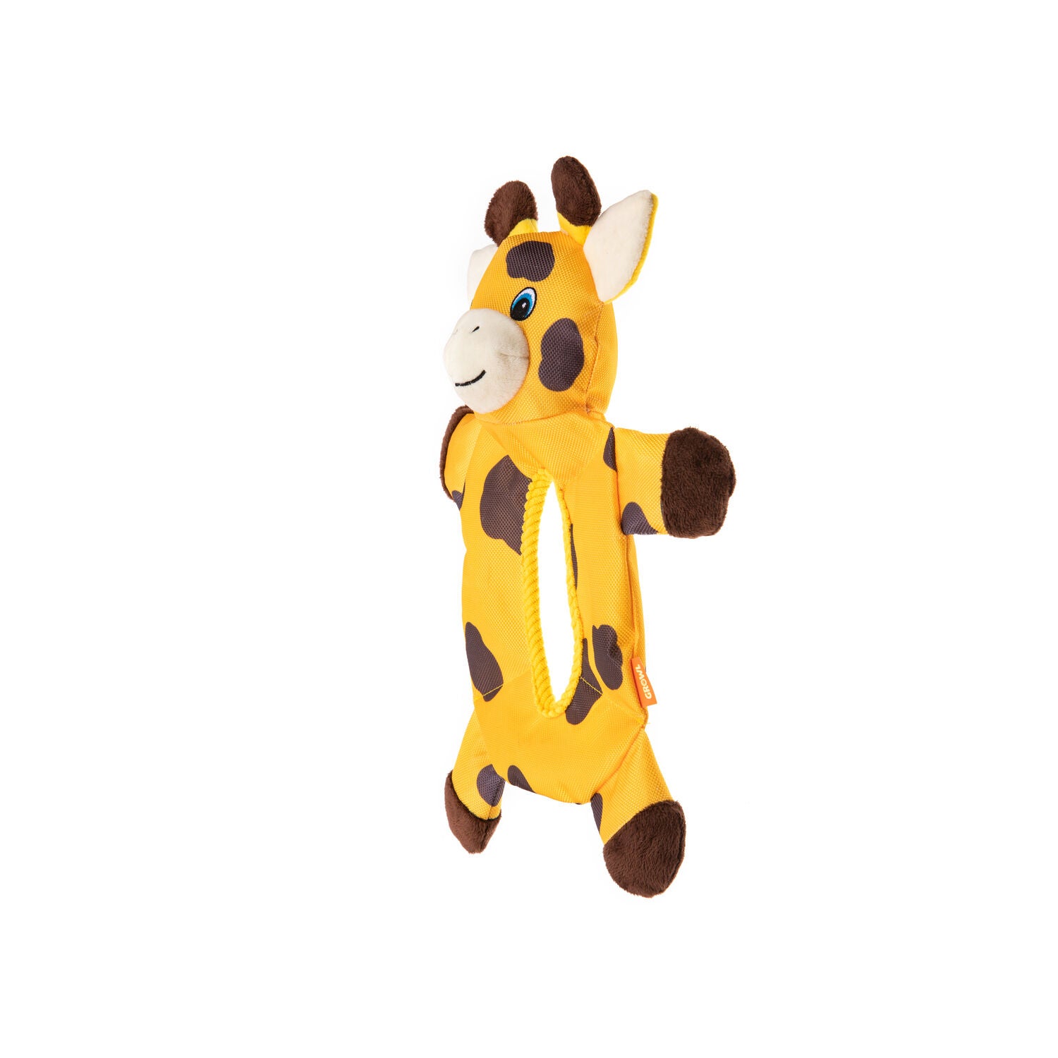 Growl Bruizers Gerry The Giraffe Durable Squeaky Dog Toy, 15"