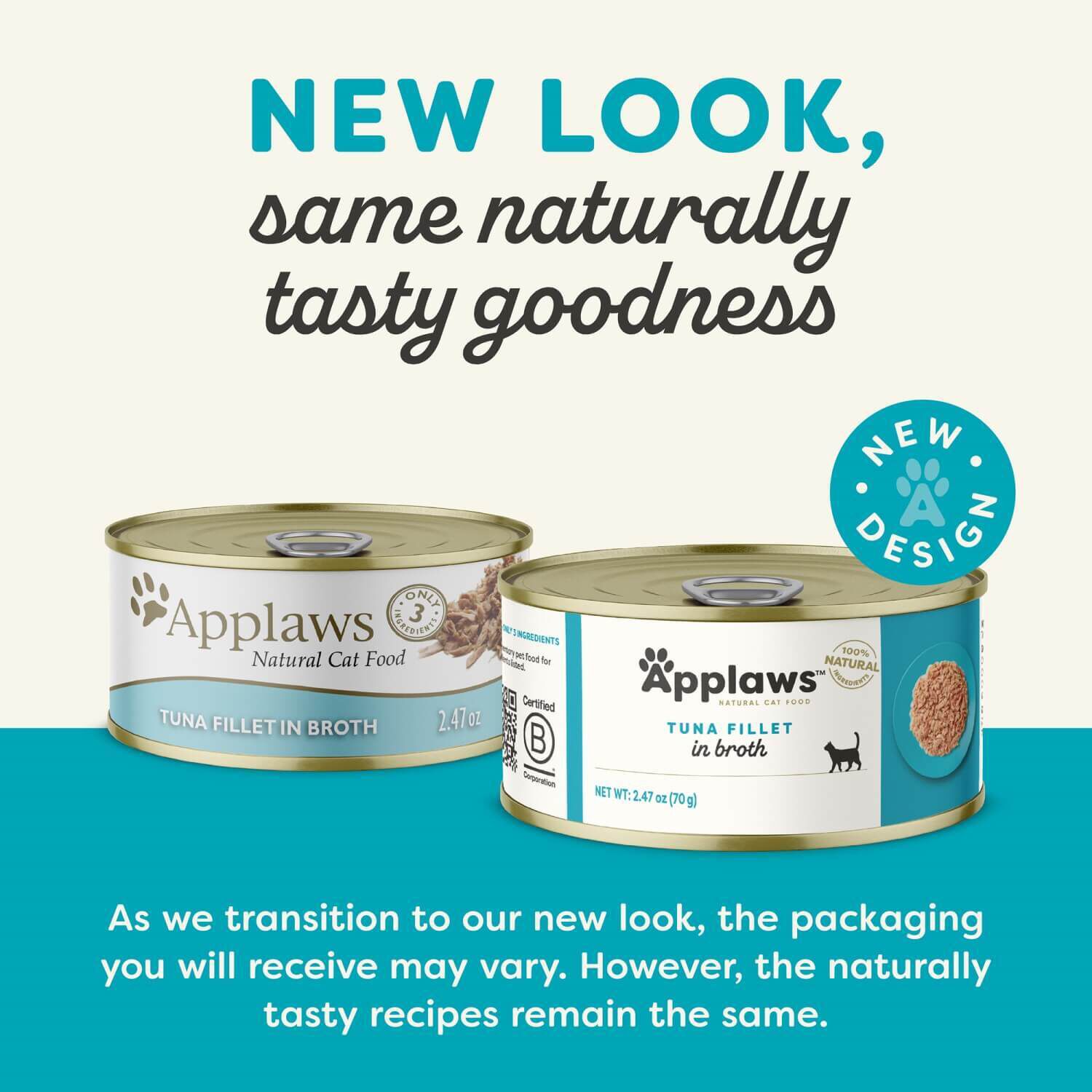 Applaws&trade; Tuna Filet In Gravy Wet Cat Food, 2.47-Oz